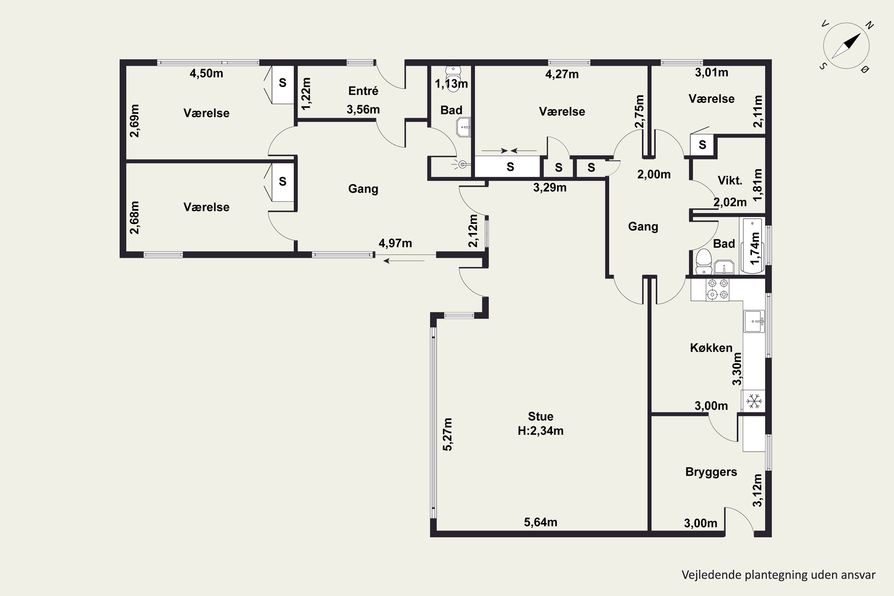 Plantegninger billede af Toftefaldet 1, 8240 Risskov
