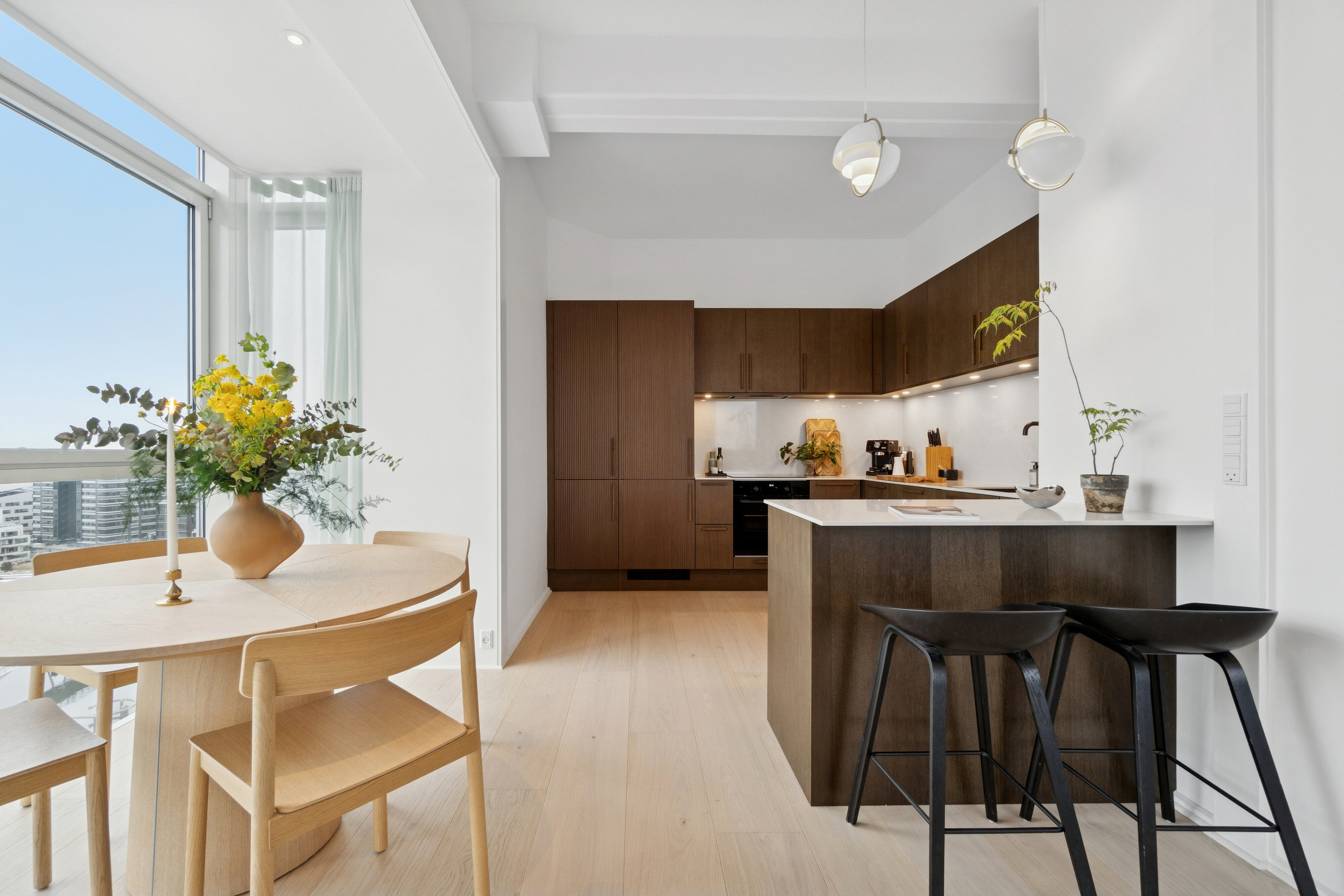 Fremhævet spisestue billede i fuldskærmstilstand. Billede af Islands Brygge 30B, 13. 4., 2300 København S