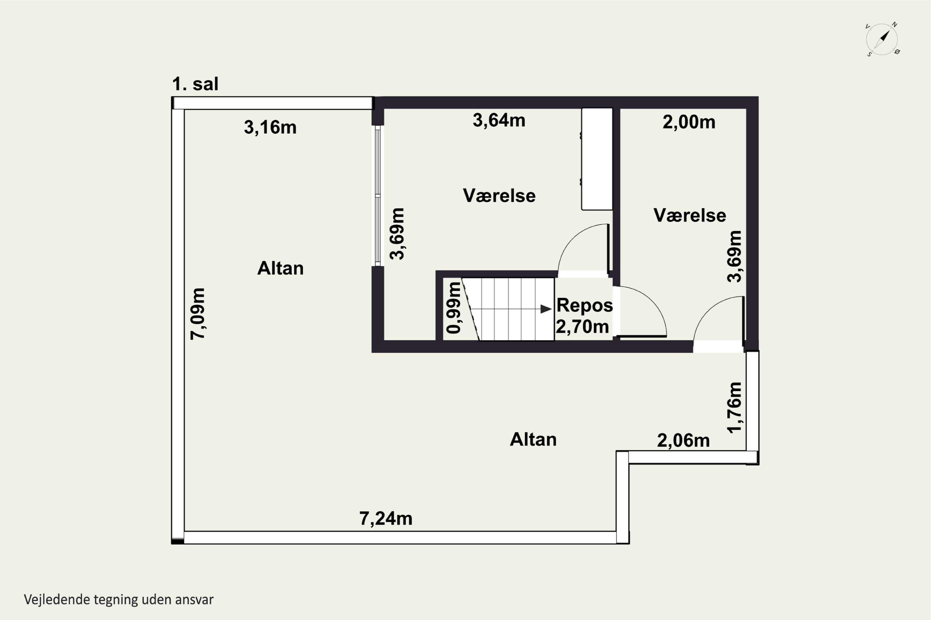 Plantegninger billede af Islands Brygge 30B, 13. 4., 2300 København S