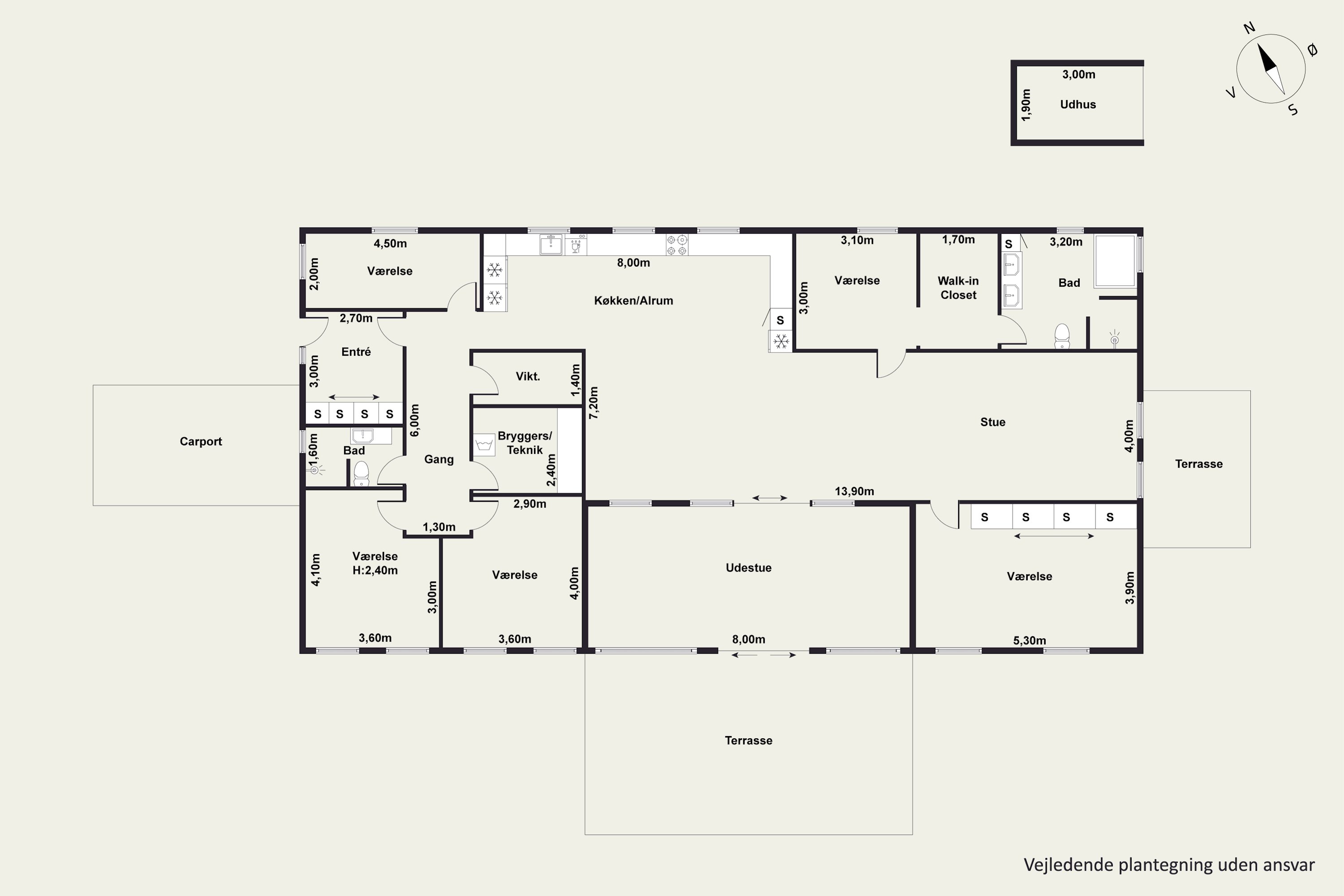 Plantegninger billede af Elmegårdsvej 25, 4532 Gislinge