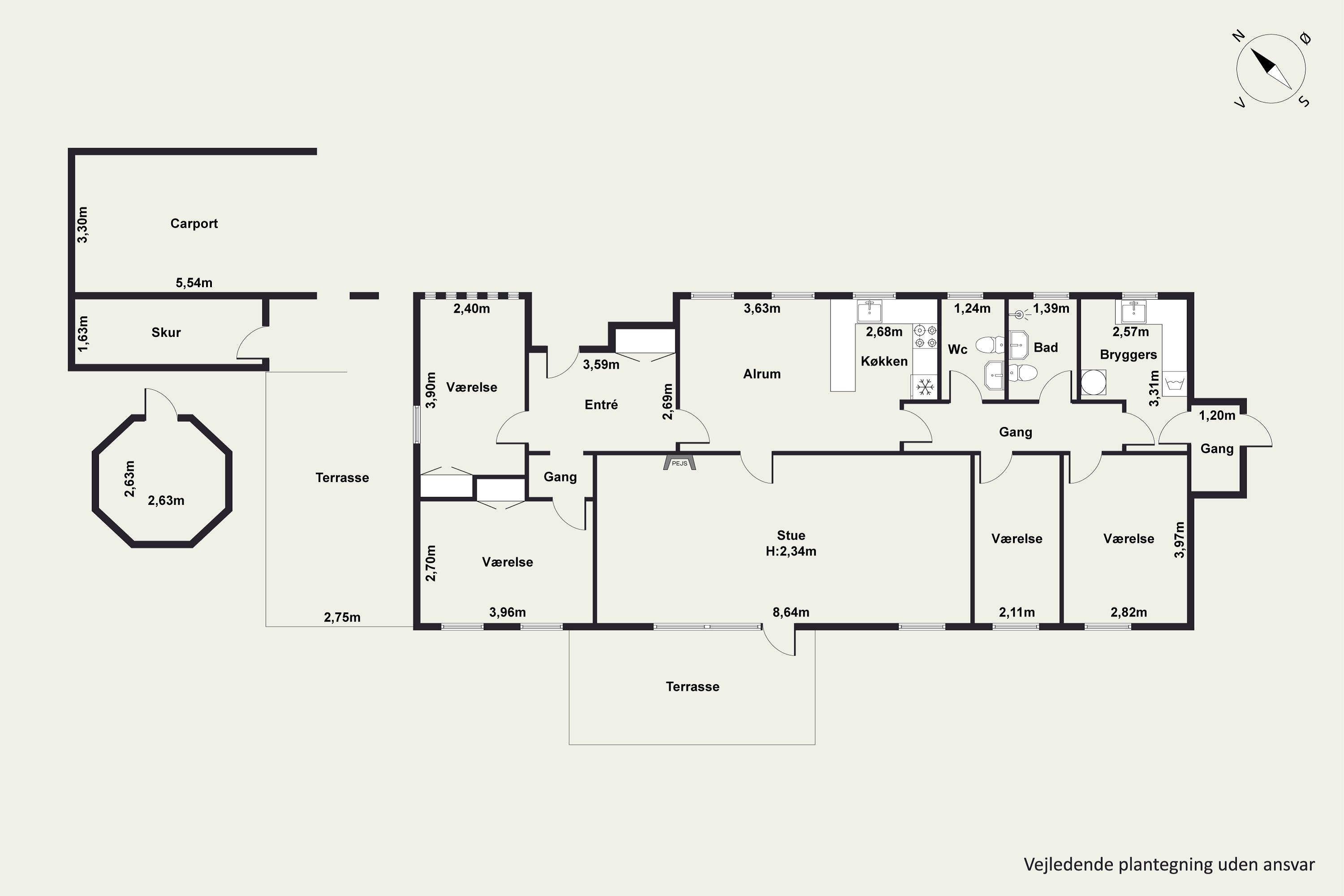 Plantegninger billede af Tjørneholmen 14, 2630 Taastrup