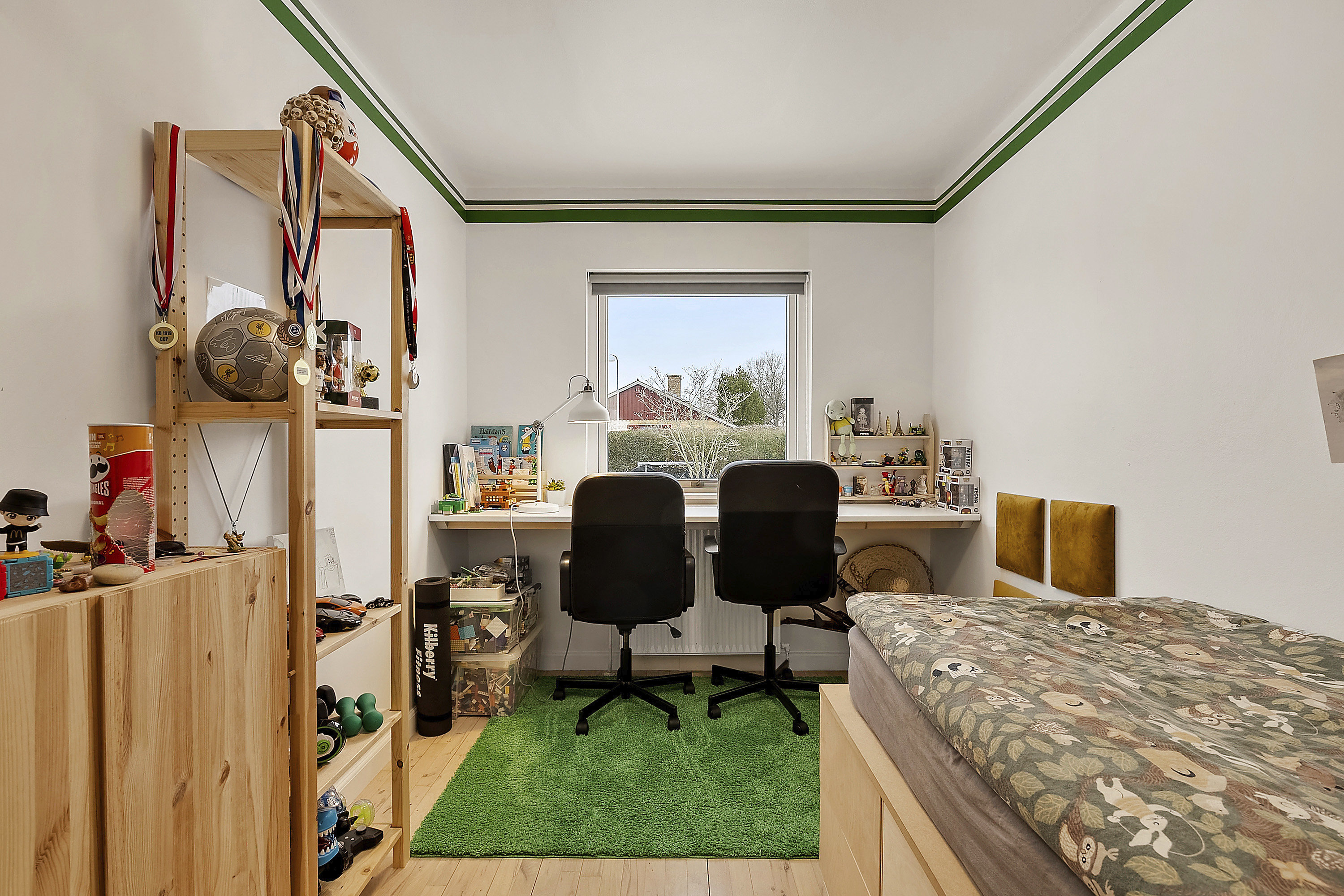 Fremhævet soveværelse billede i fuldskærmstilstand. Billede af Hyldegårdsvej 8, Seden, 5240 Odense NØ