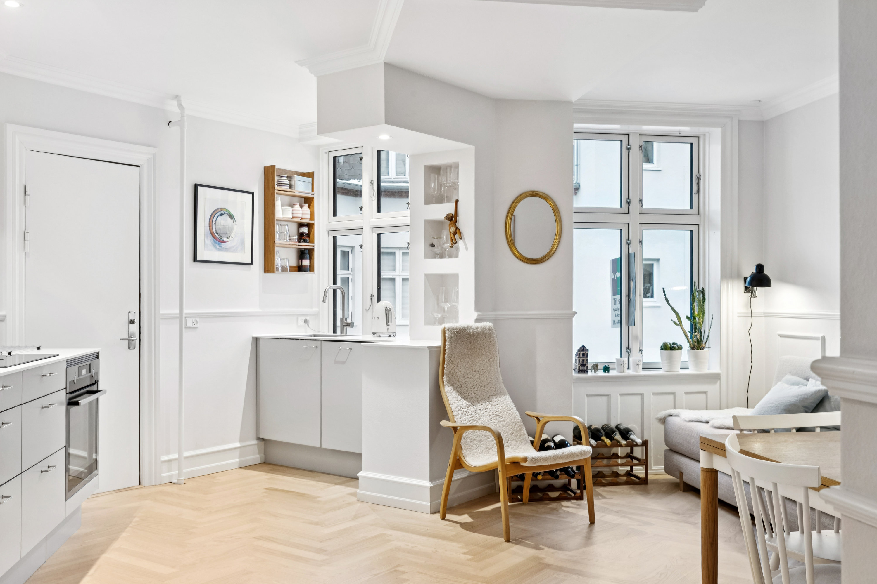 Fremhævet køkken billede i fuldskærmstilstand. Billede af Gammel Kalkbrænderi Vej 32, 4. th., 2100 København Ø