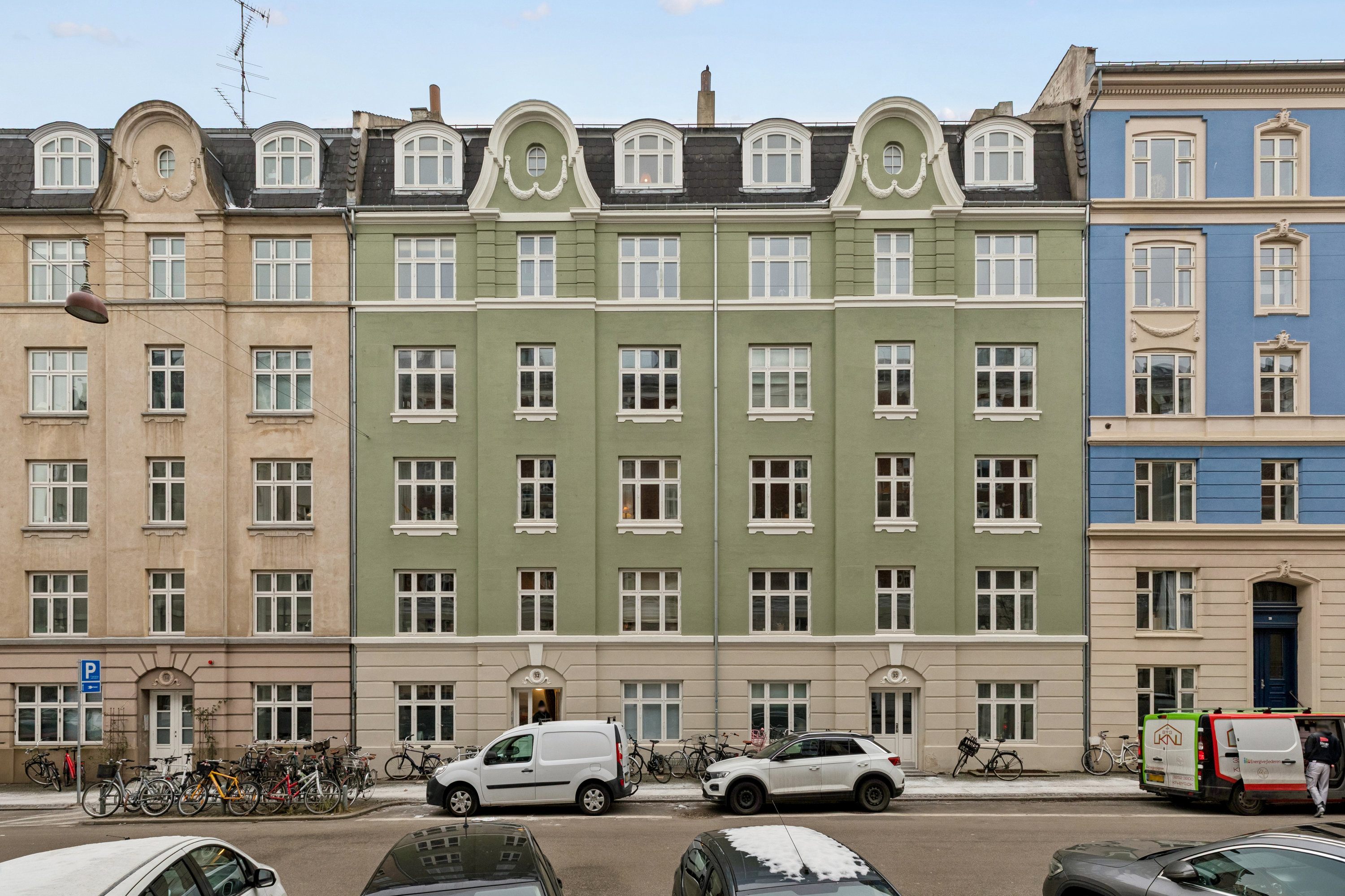 Fremhævet andet billede i fuldskærmstilstand. Billede af Gammel Kalkbrænderi Vej 32, 4. th., 2100 København Ø