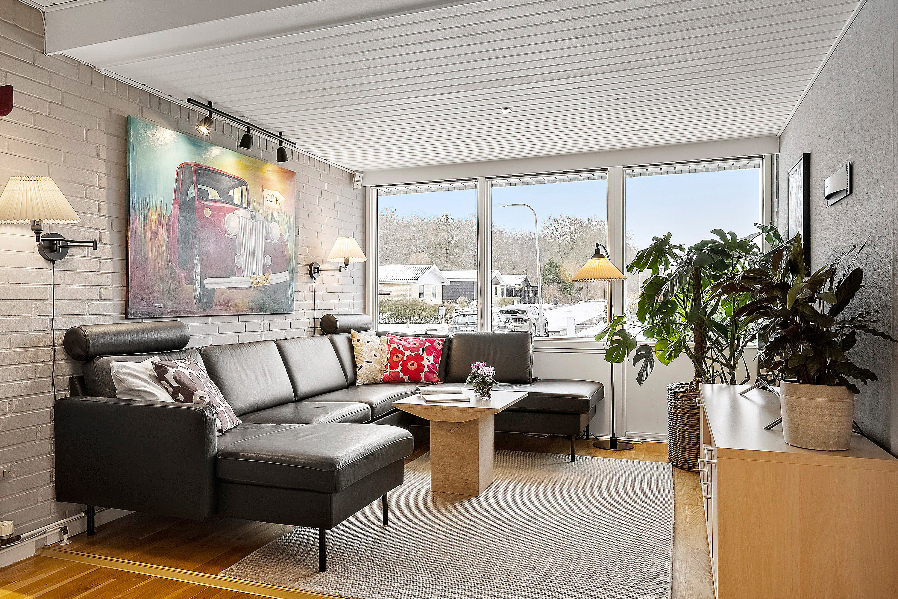 Fremhævet stue billede i fuldskærmstilstand. Billede af Humlebivænget 60, Hjallese, 5260 Odense S