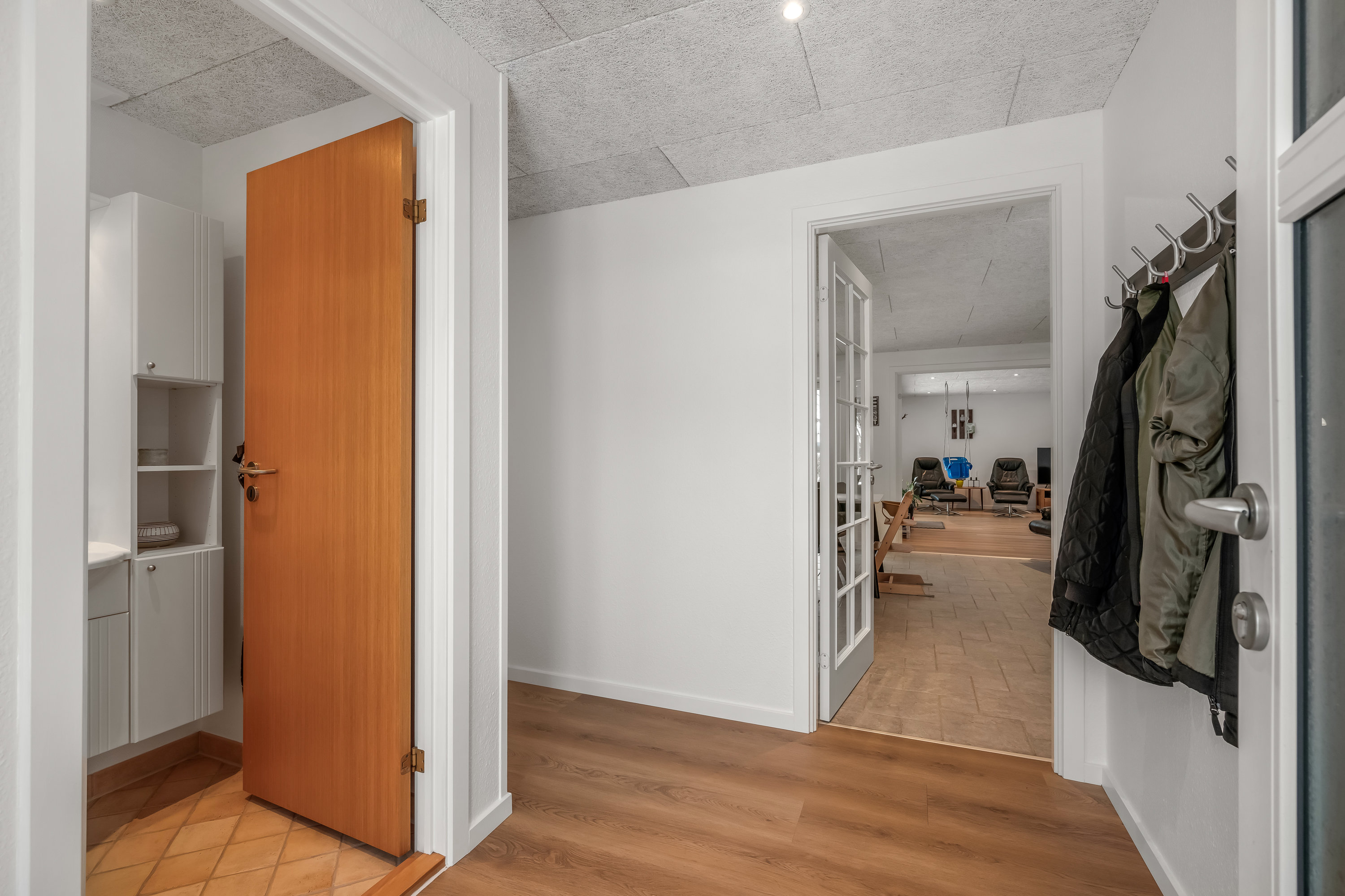 Fremhævet gang billede i fuldskærmstilstand. Billede af Grønningen 26, Troldhede, 6920 Videbæk