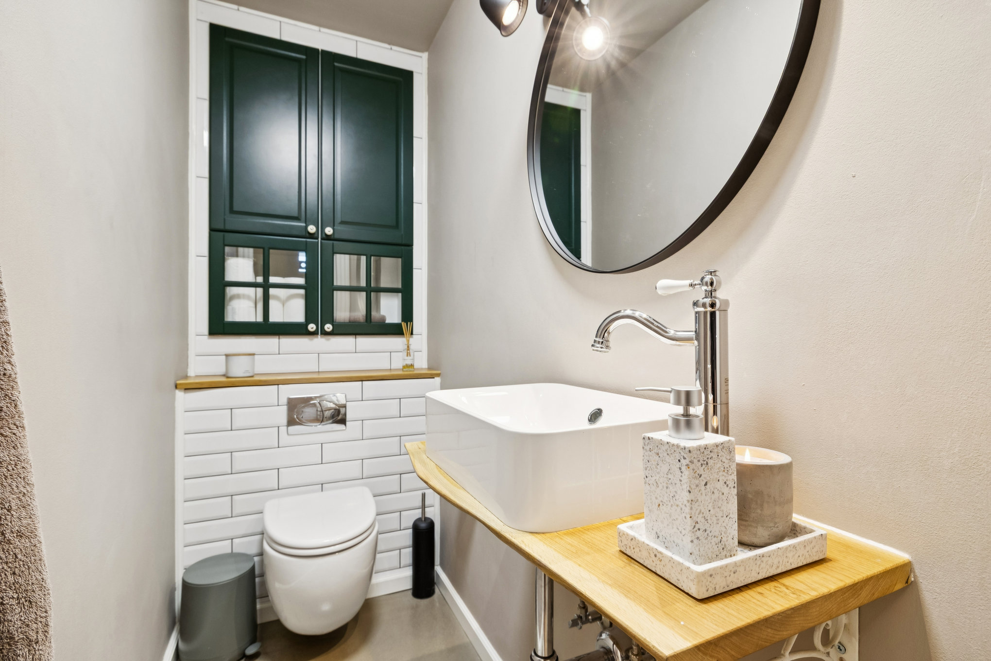 Fremhævet badeværelse billede i fuldskærmstilstand. Billede af Gl. Hobrovej 16, 8920 Randers NV