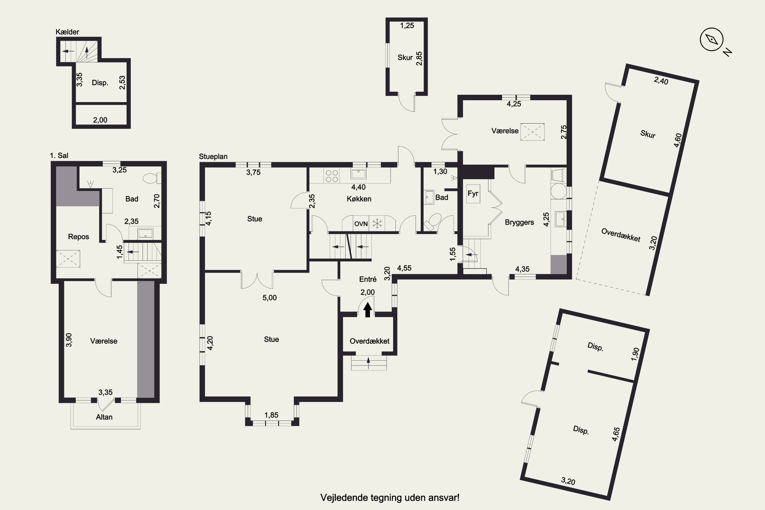 Plantegninger billede af Smidstrup Strandvej 26, 3250 Gilleleje