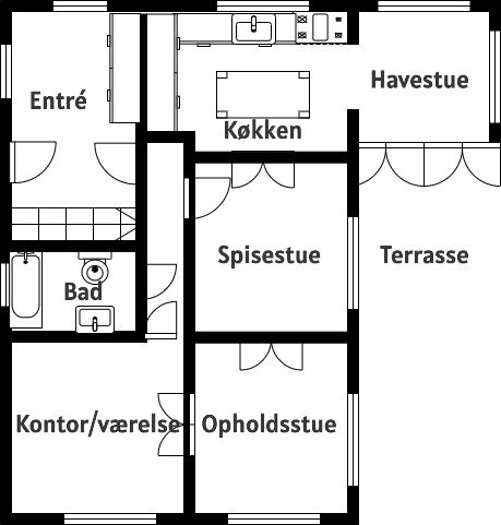Plantegninger billede af Tretommervej 30B, 8240 Risskov