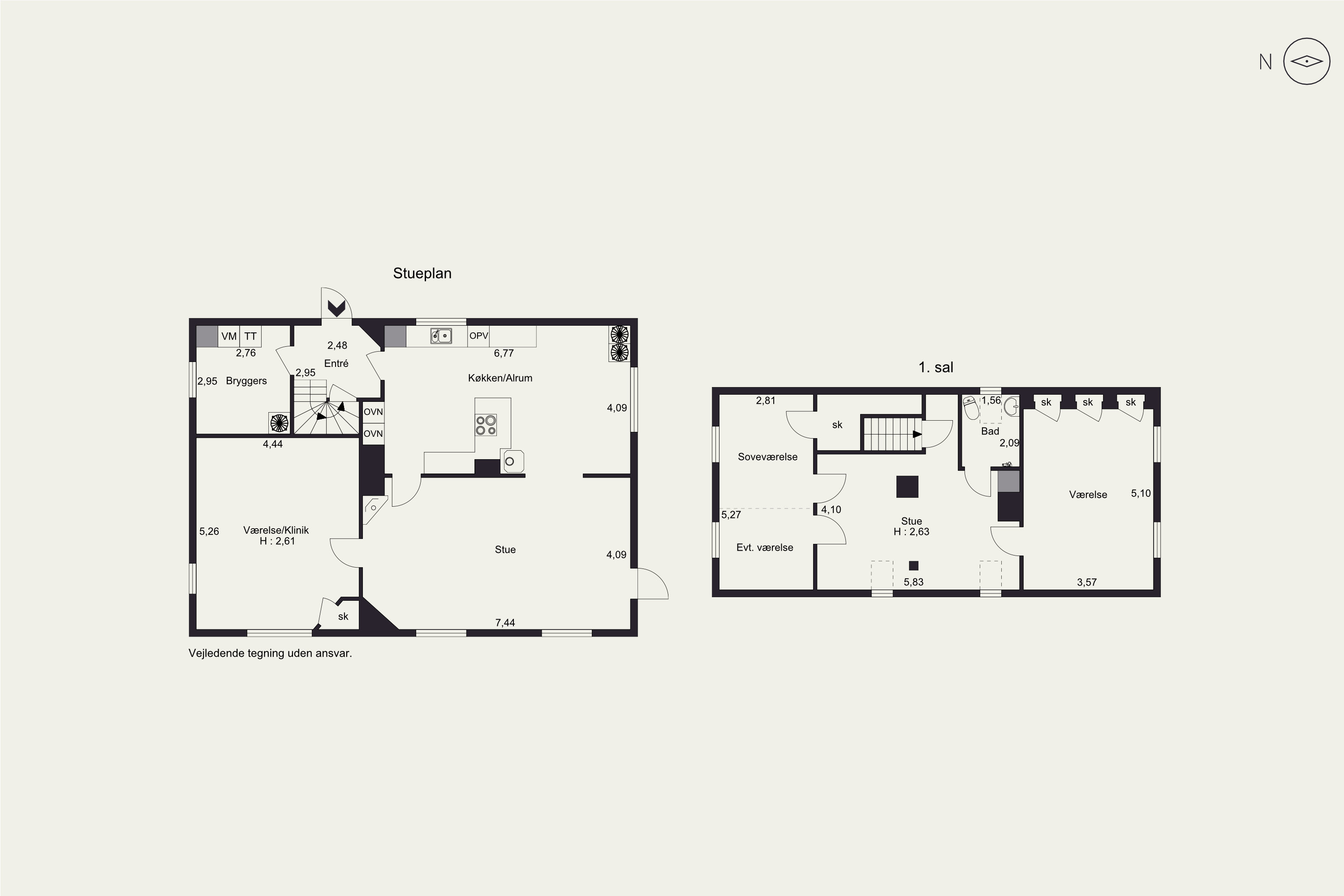 Plantegninger billede af Uthvej 89, 8700 Horsens