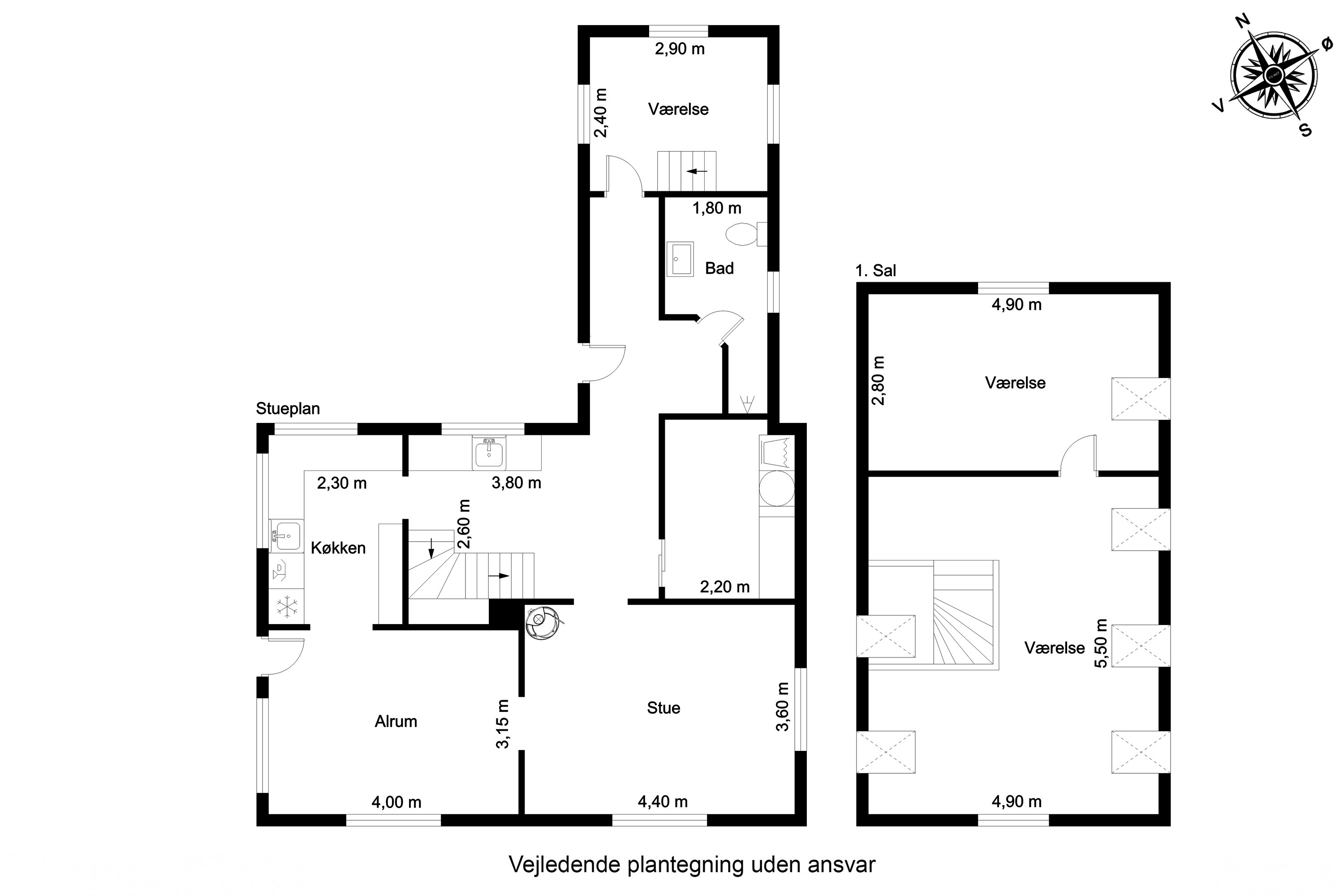 Plantegninger billede af Vinkelvej 16, 8544 Mørke