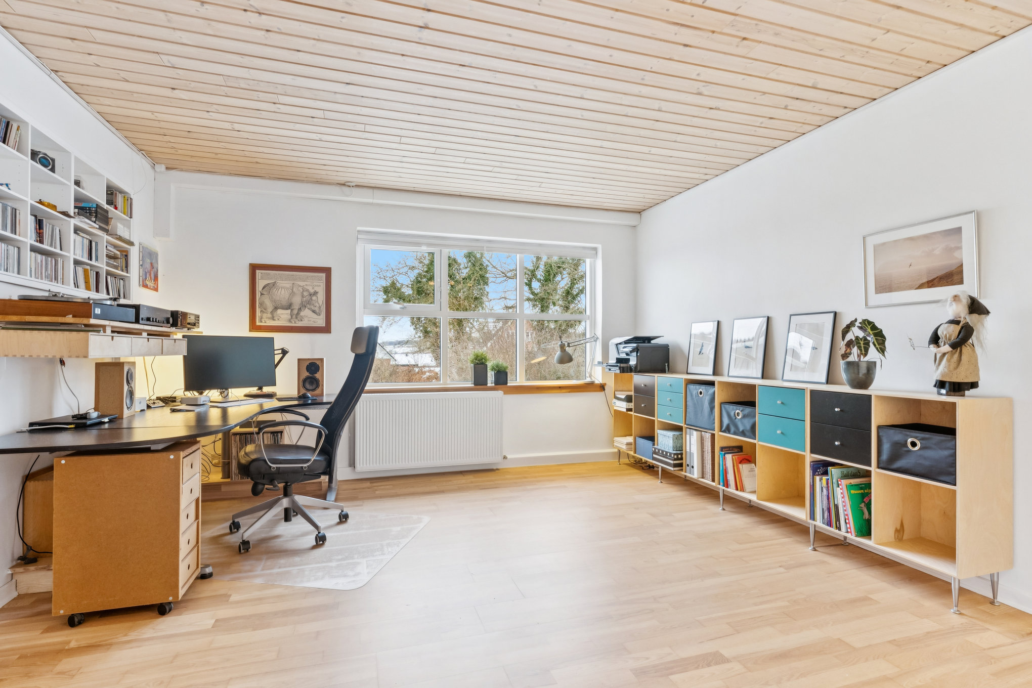 Fremhævet stue billede i fuldskærmstilstand. Billede af Valmuevej 2, Laurbjerg, 8870 Langå