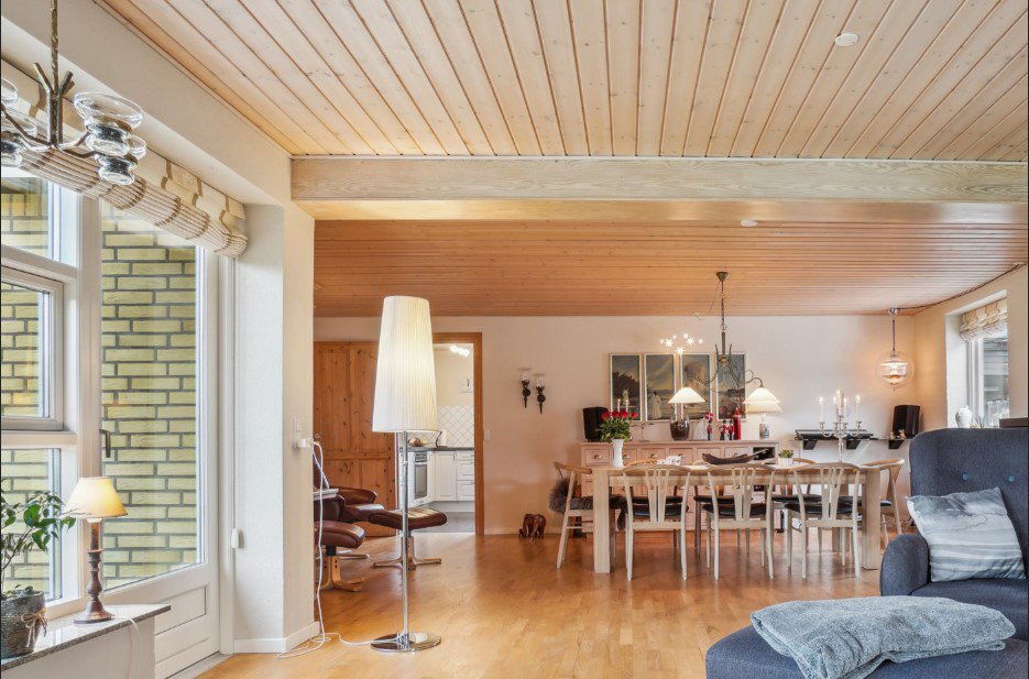 Fremhævet stue zoom billede i fuldskærmstilstand. Billede af Kjærkbak 9, Klitmøller, 7700 Thisted