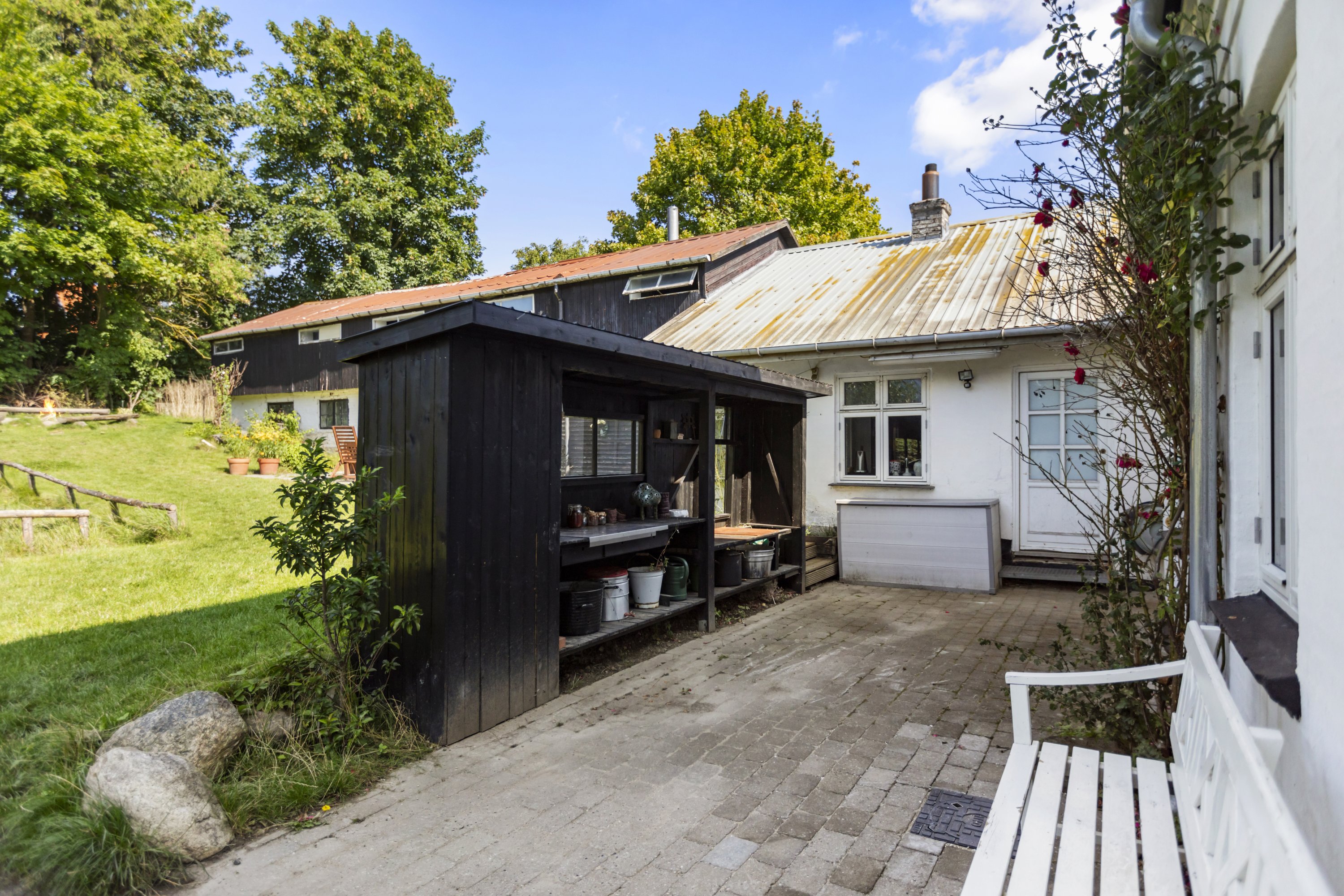 Fremhævet terrasse billede i fuldskærmstilstand. Billede af Ørstedvej 32, Ørsted, 4622 Havdrup