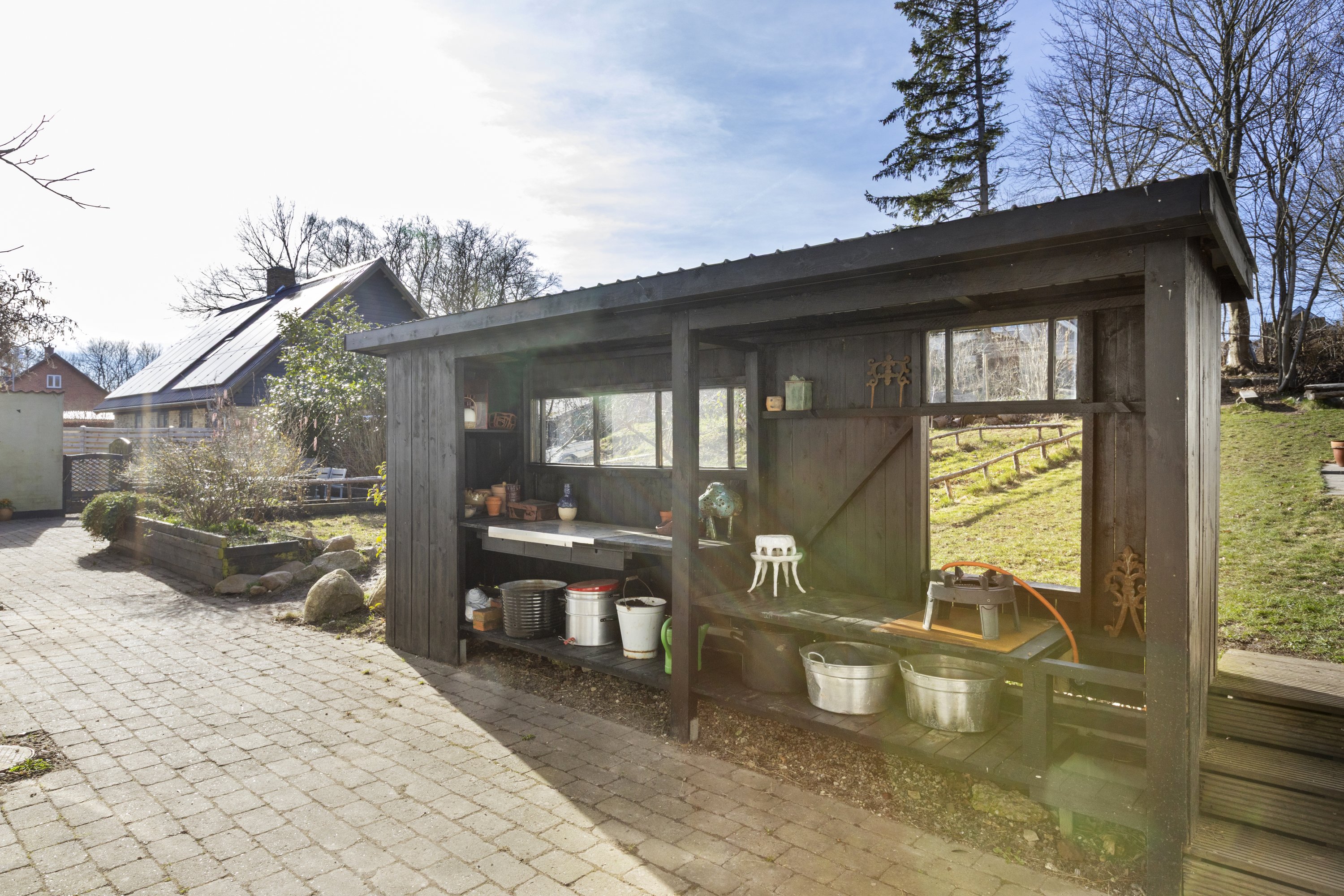 Fremhævet terrasse billede i fuldskærmstilstand. Billede af Ørstedvej 32, Ørsted, 4622 Havdrup