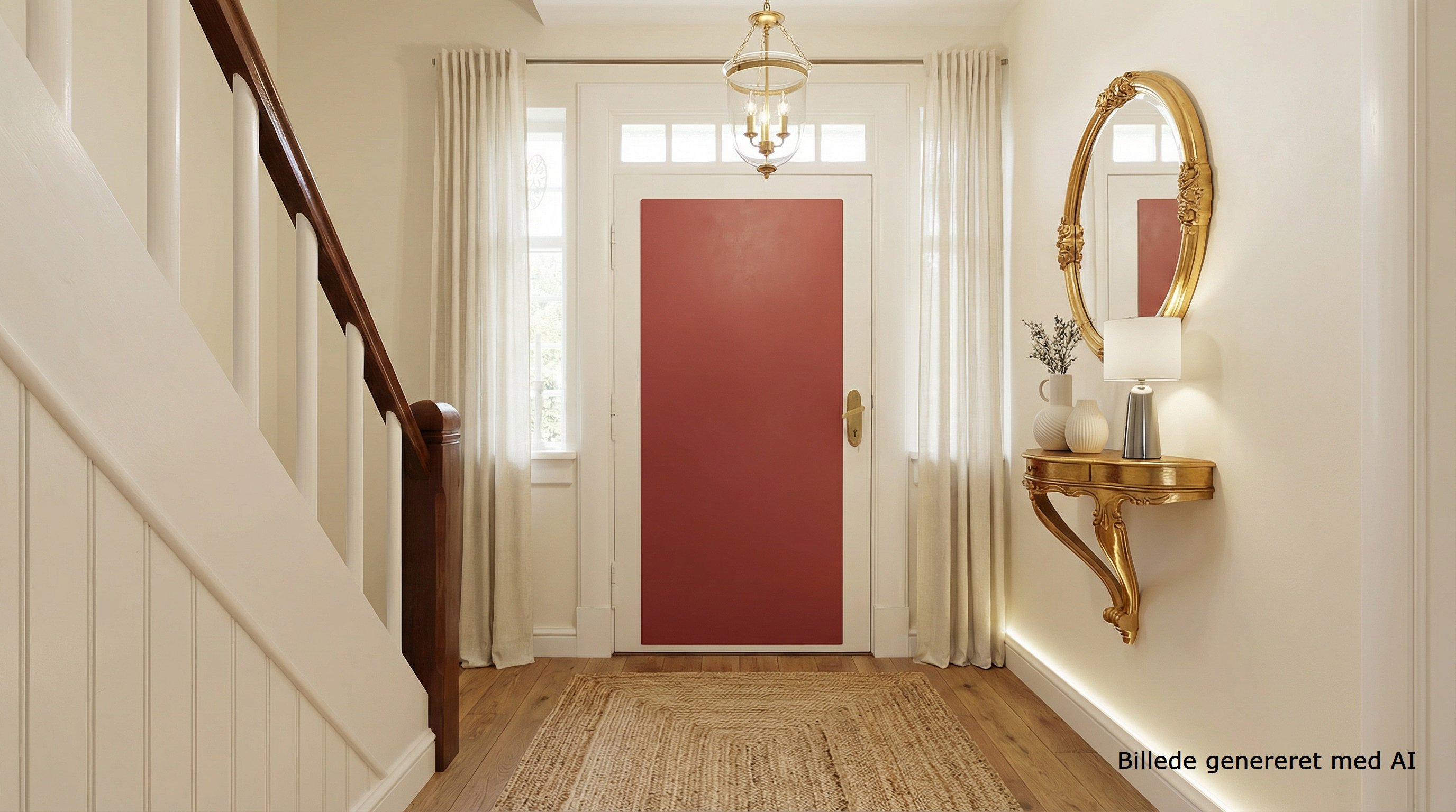 Fremhævet ai billede - hall billede i fuldskærmstilstand. Billede af Ølholm Bygade 49, Ølholm, 7160 Tørring