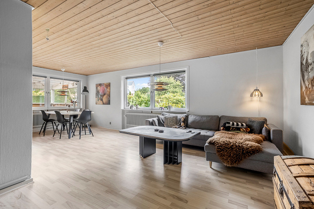 Fremhævet stue billede i fuldskærmstilstand. Billede af Nørregaardsvej 1, Vorgod, 6920 Videbæk