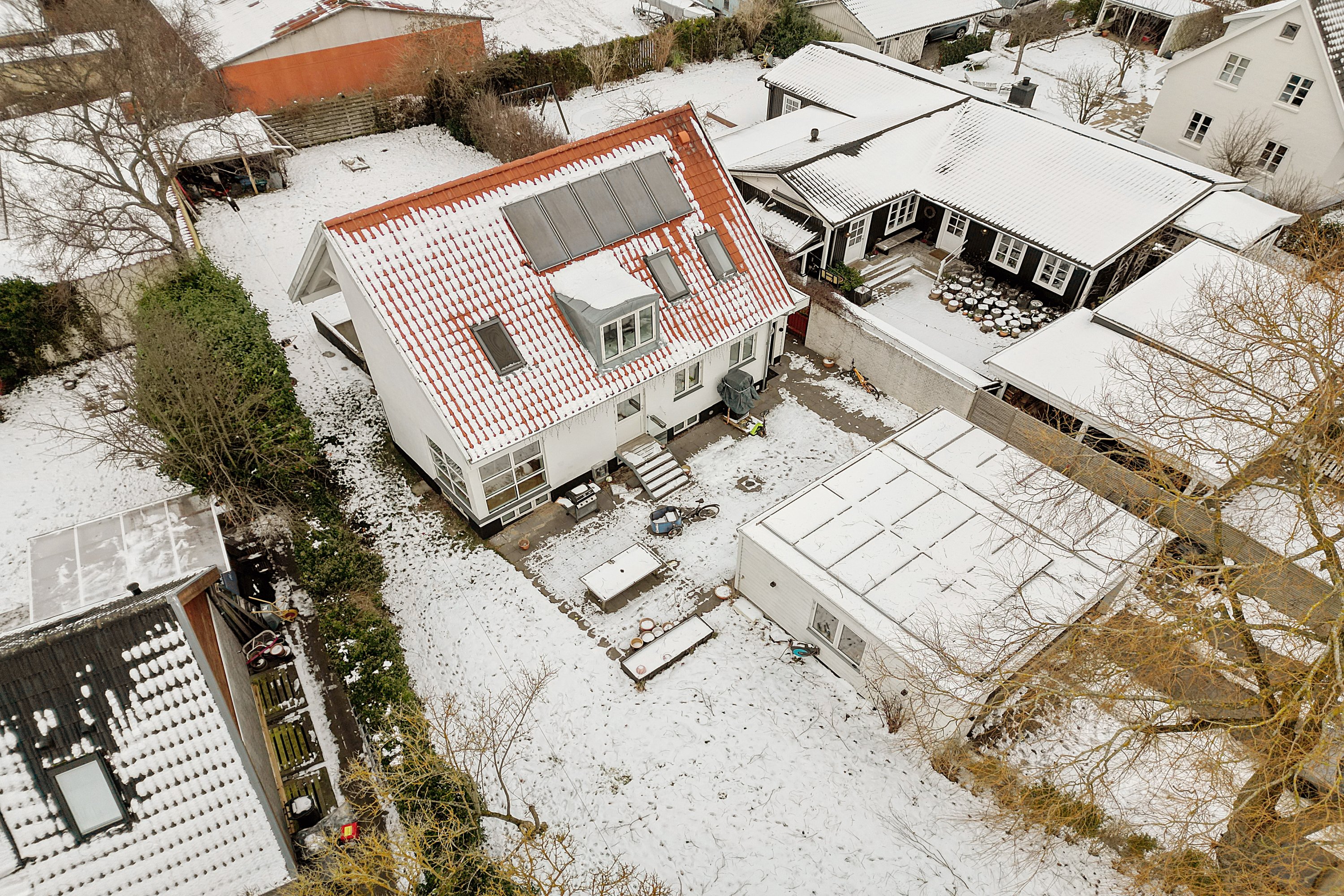 Fremhævet luftfoto billede i fuldskærmstilstand. Billede af Humlebæk Strandvej 66, 3050 Humlebæk