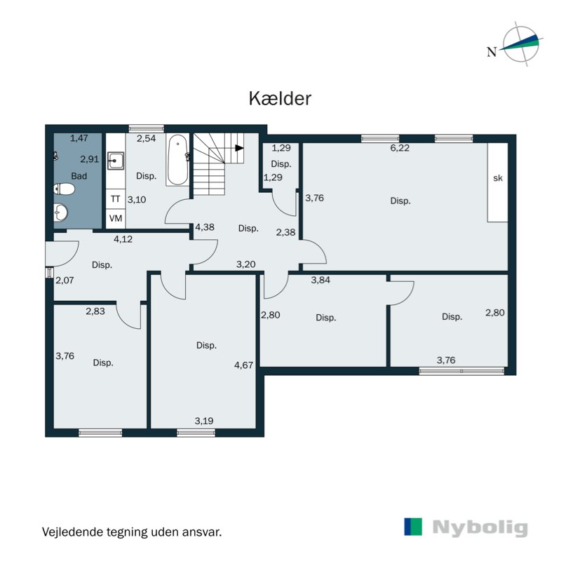 Plantegninger billede af Kirkegade 96, 6700 Esbjerg