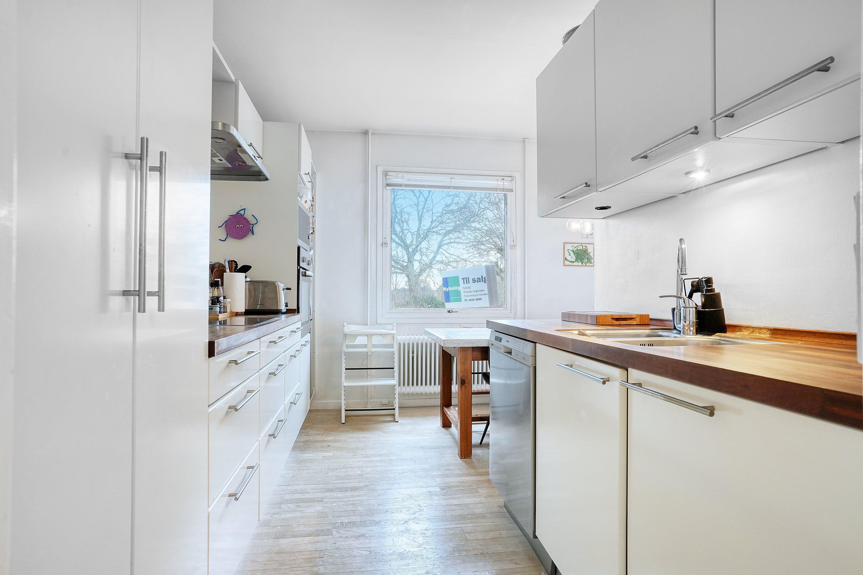 Fremhævet køkken billede i fuldskærmstilstand. Billede af Teglgårdsvej 389, 1. th., 3050 Humlebæk