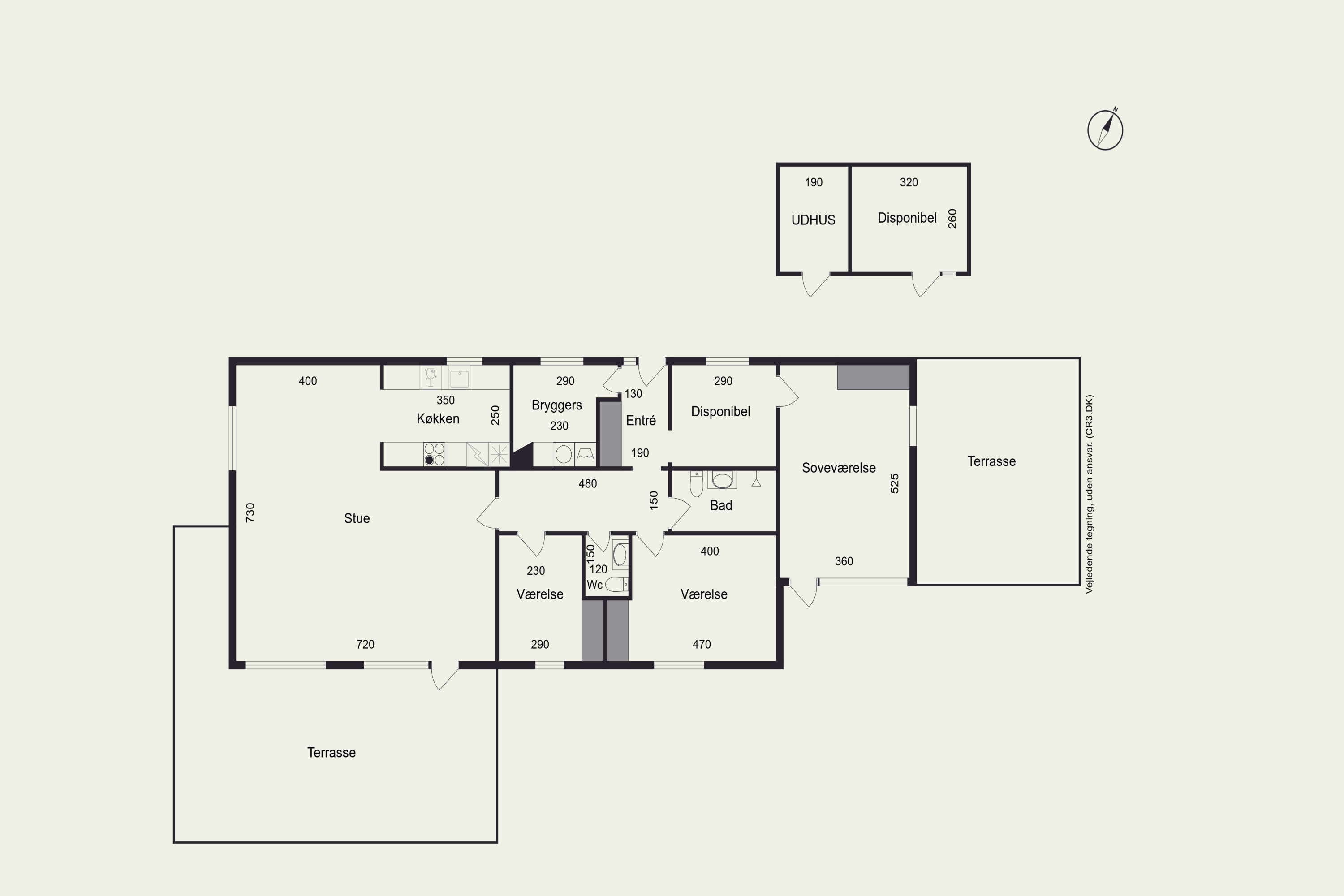 Plantegninger billede af Dybesøvej 38, 4581 Rørvig
