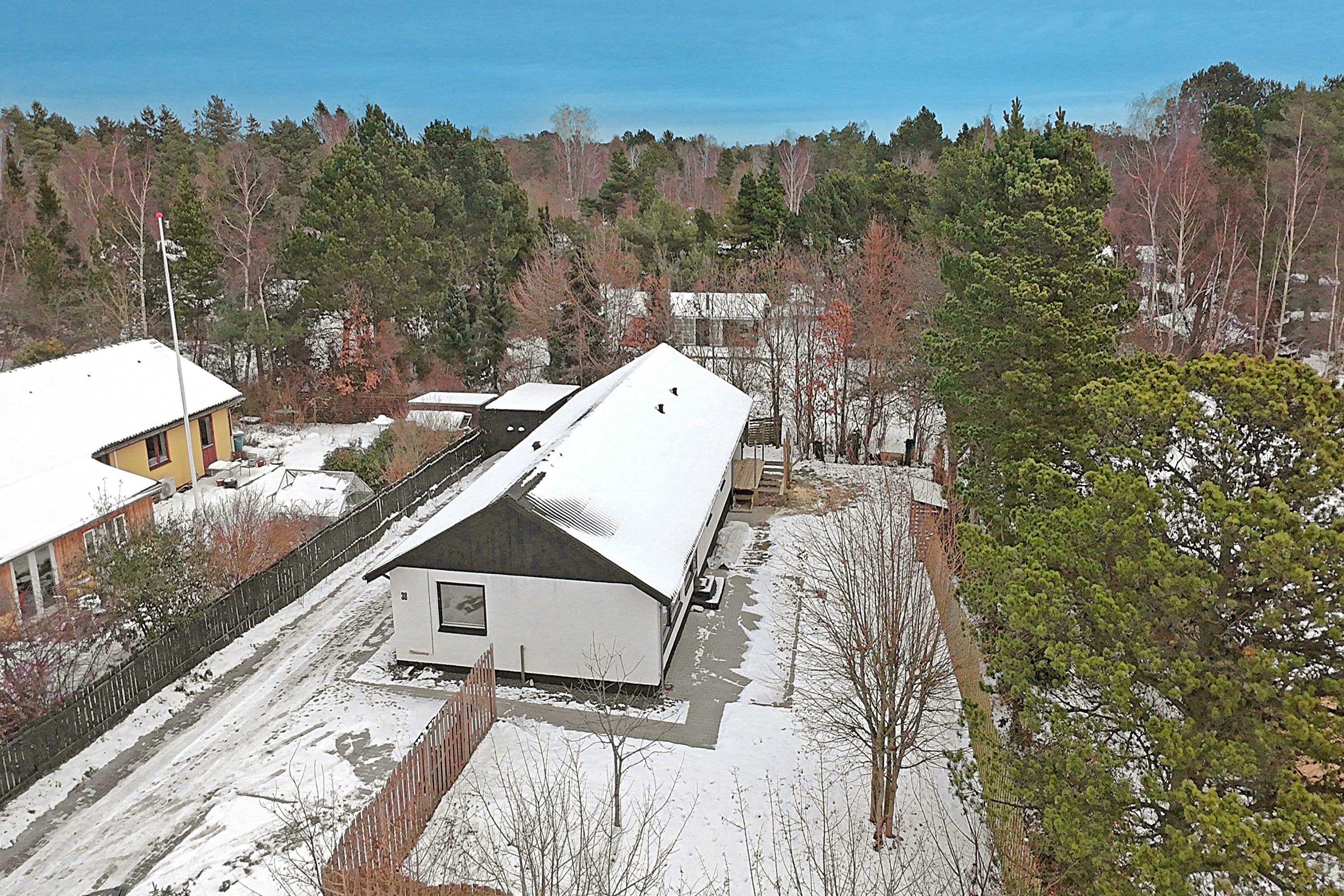 Fremhævet luftfoto billede i fuldskærmstilstand. Billede af Dybesøvej 38, 4581 Rørvig