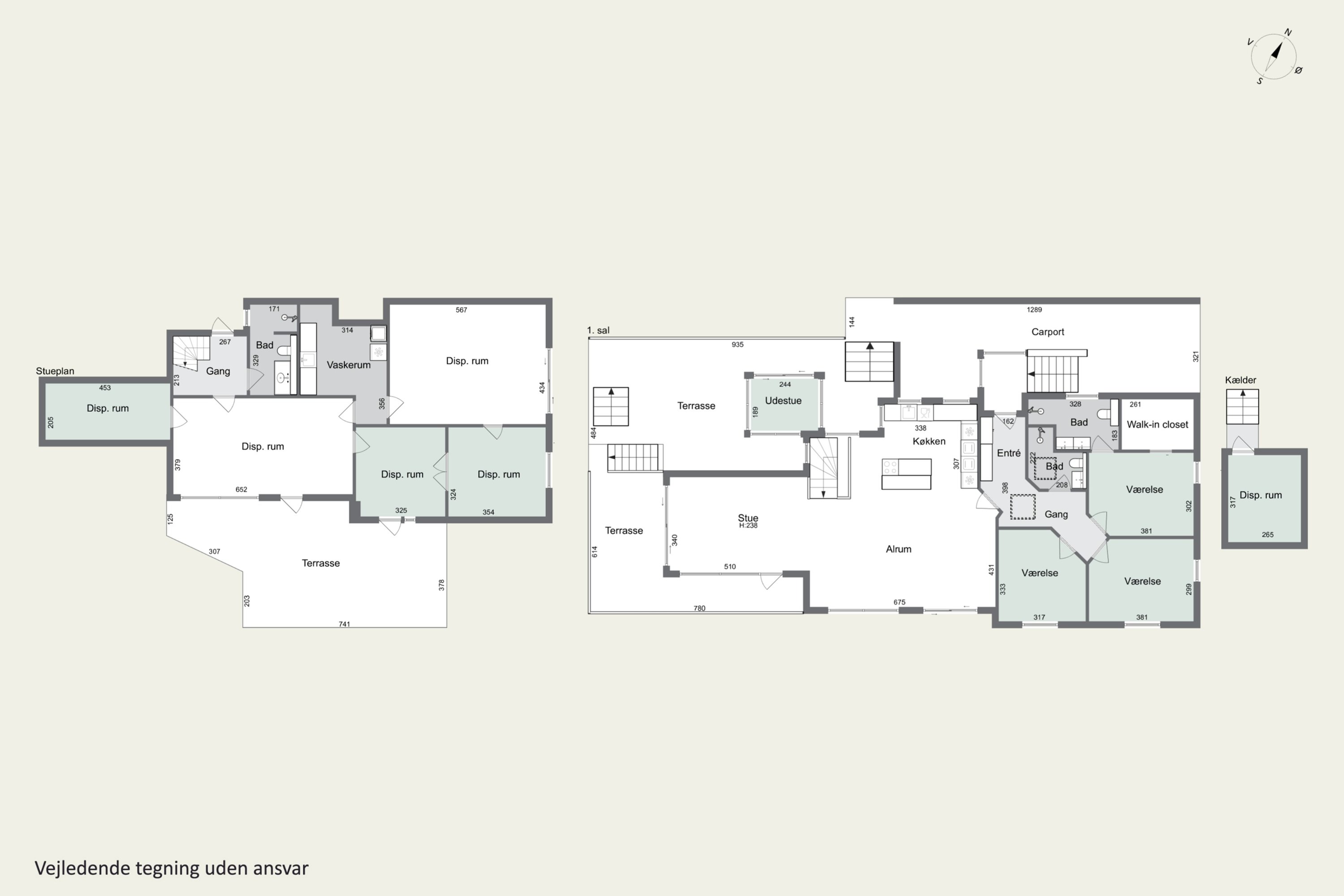 Plantegninger billede af Mosebakken 18B, 2830 Virum