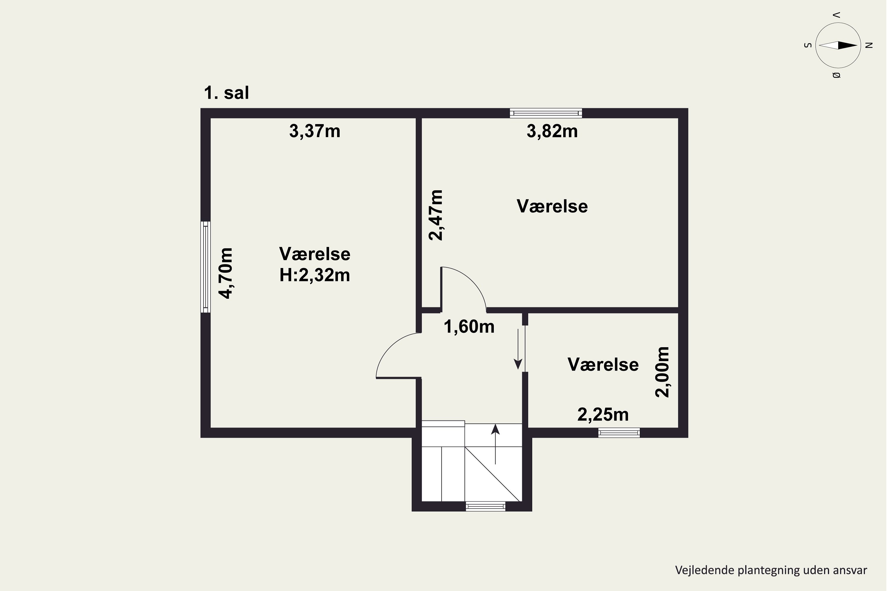 Plantegninger billede af Vigerslevstræde 27B, 2500 Valby