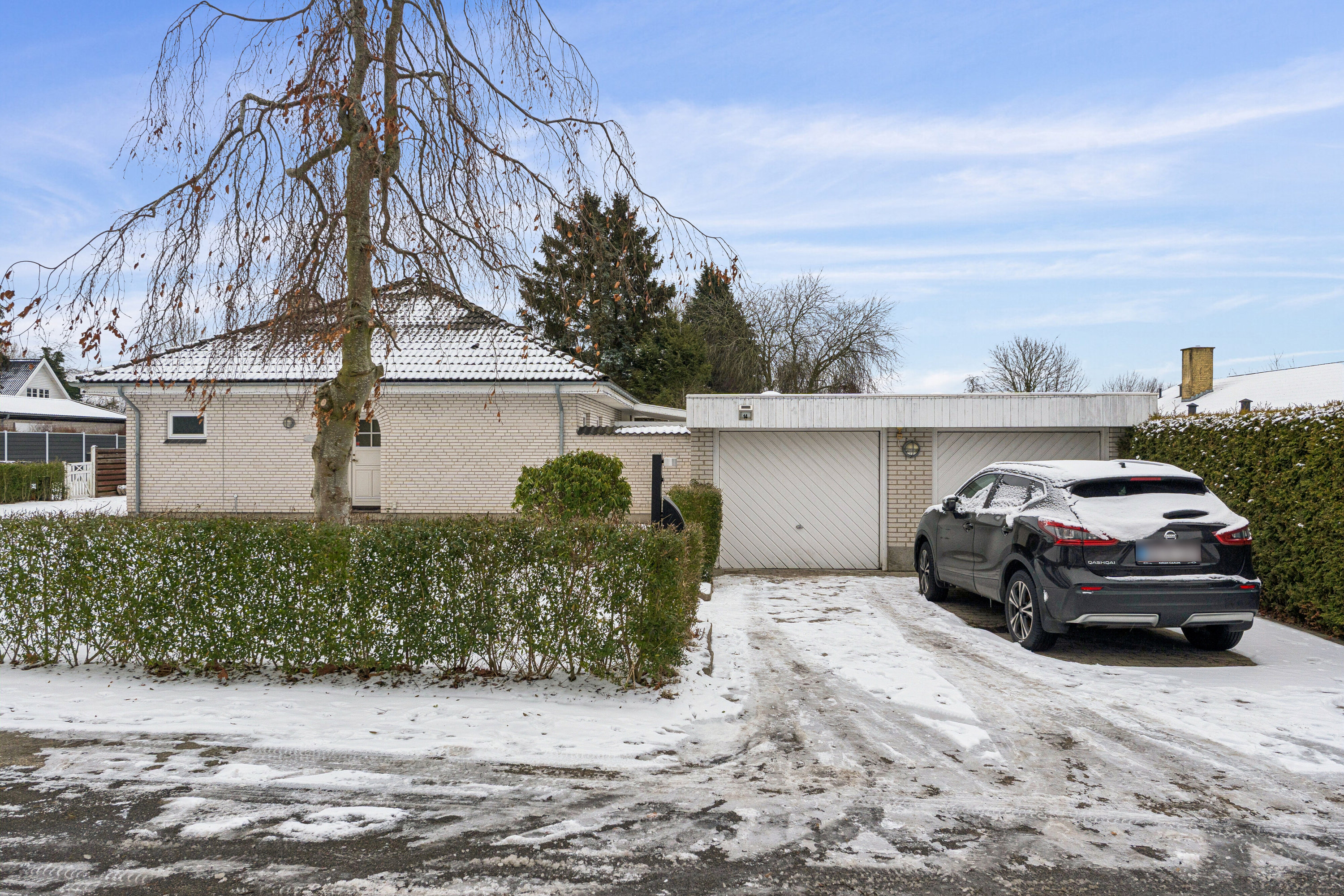 Fremhævet set fra vejen billede i fuldskærmstilstand. Billede af Smedevænget 14, Dalby, 4690 Haslev