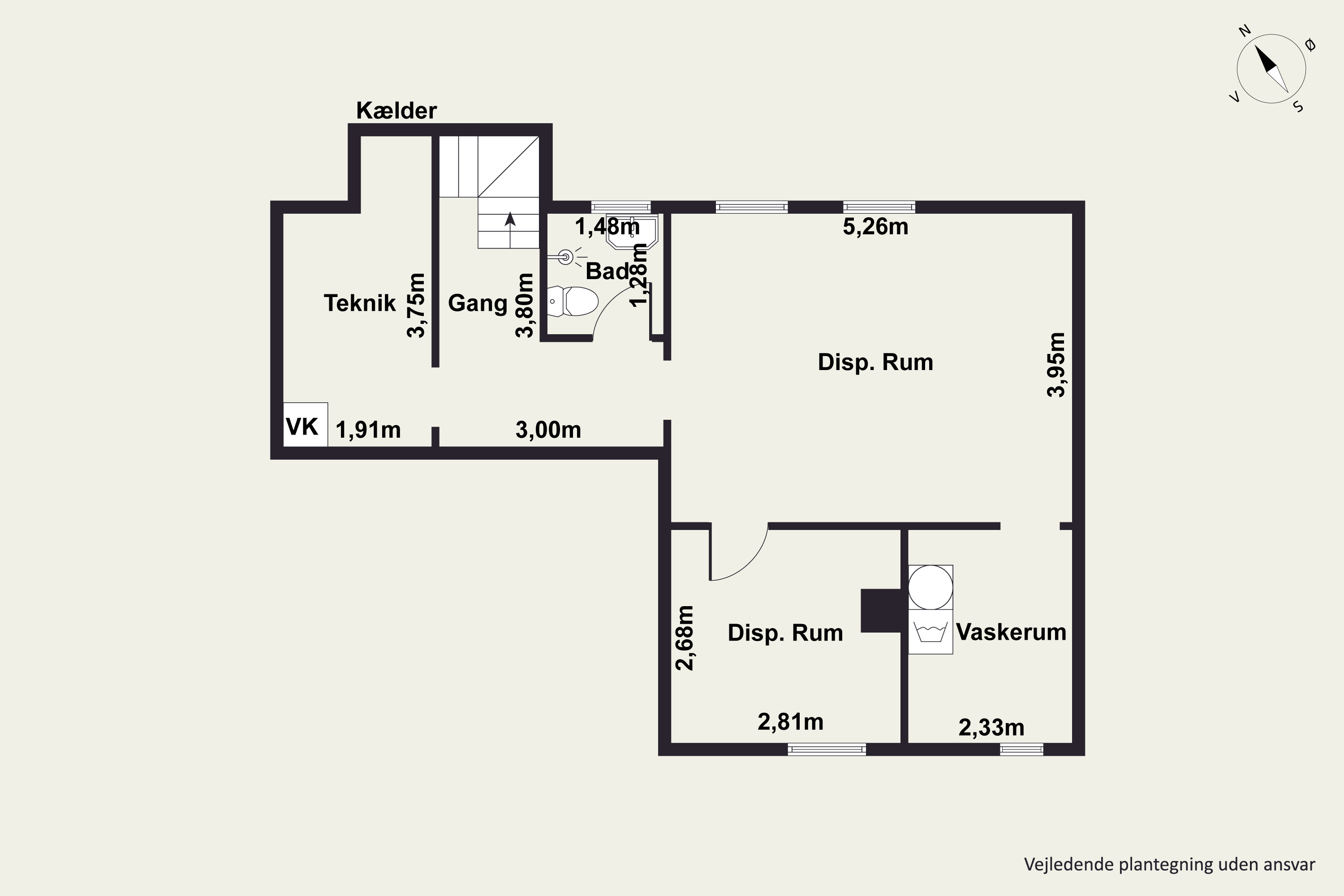 Plantegninger billede af Skovbrynet 18, 2880 Bagsværd