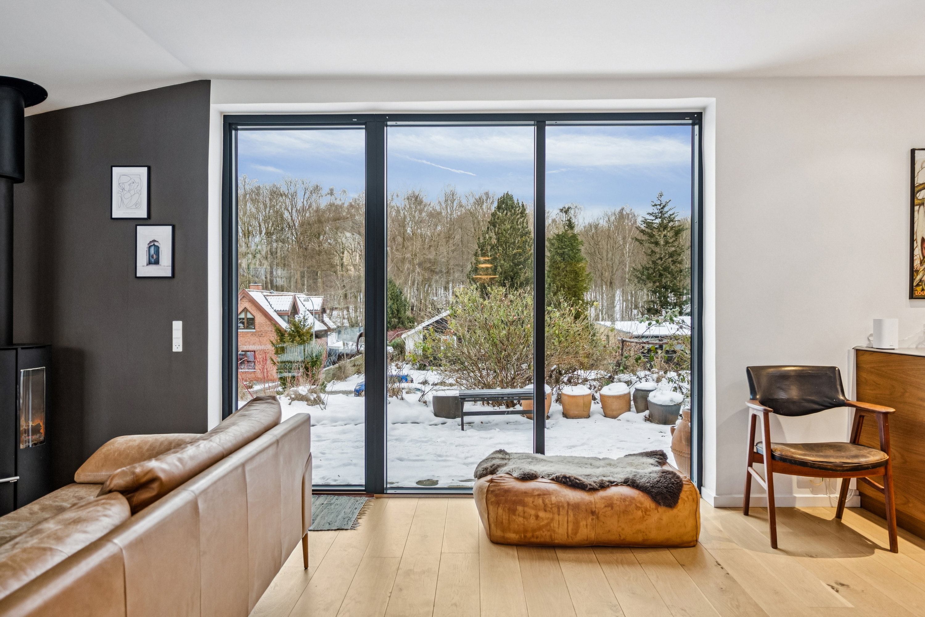 Fremhævet stue billede i fuldskærmstilstand. Billede af Skovbrynet 18, 2880 Bagsværd