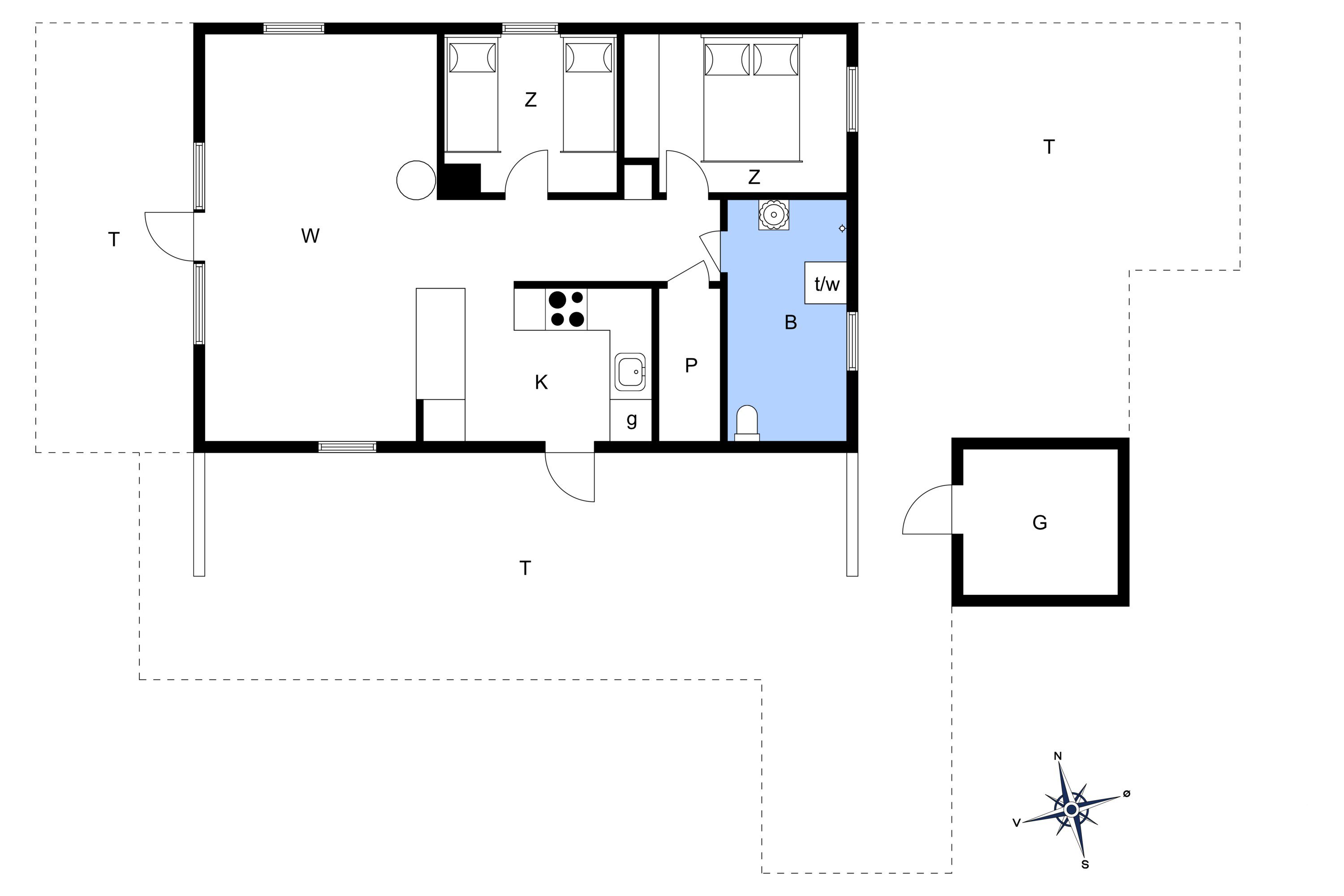 Plantegninger billede af Fyrrebakken 7, Vedersø, 6990 Ulfborg
