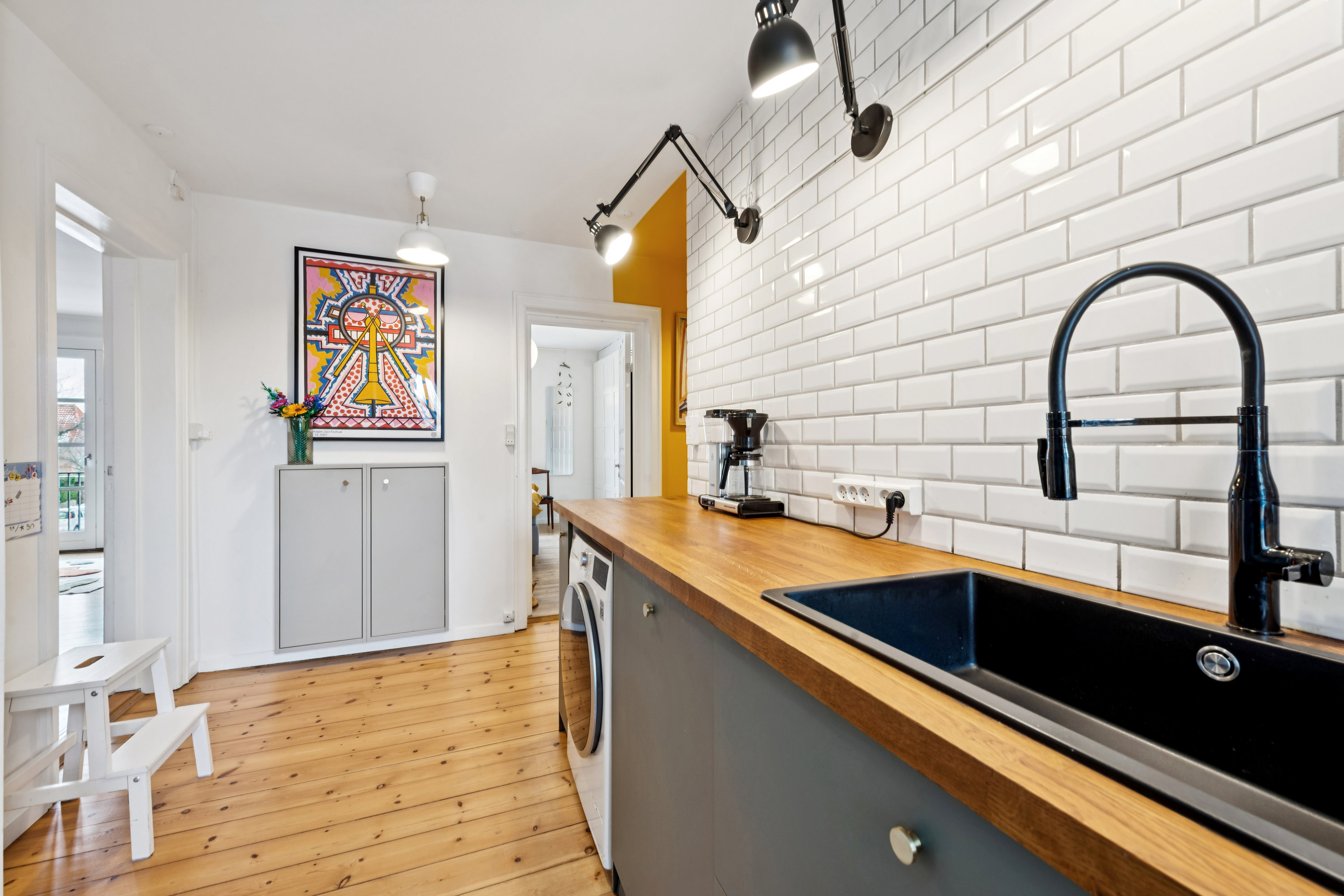 Fremhævet køkken billede i fuldskærmstilstand. Billede af Bellahøjvej 144, 1. th., 2720 Vanløse