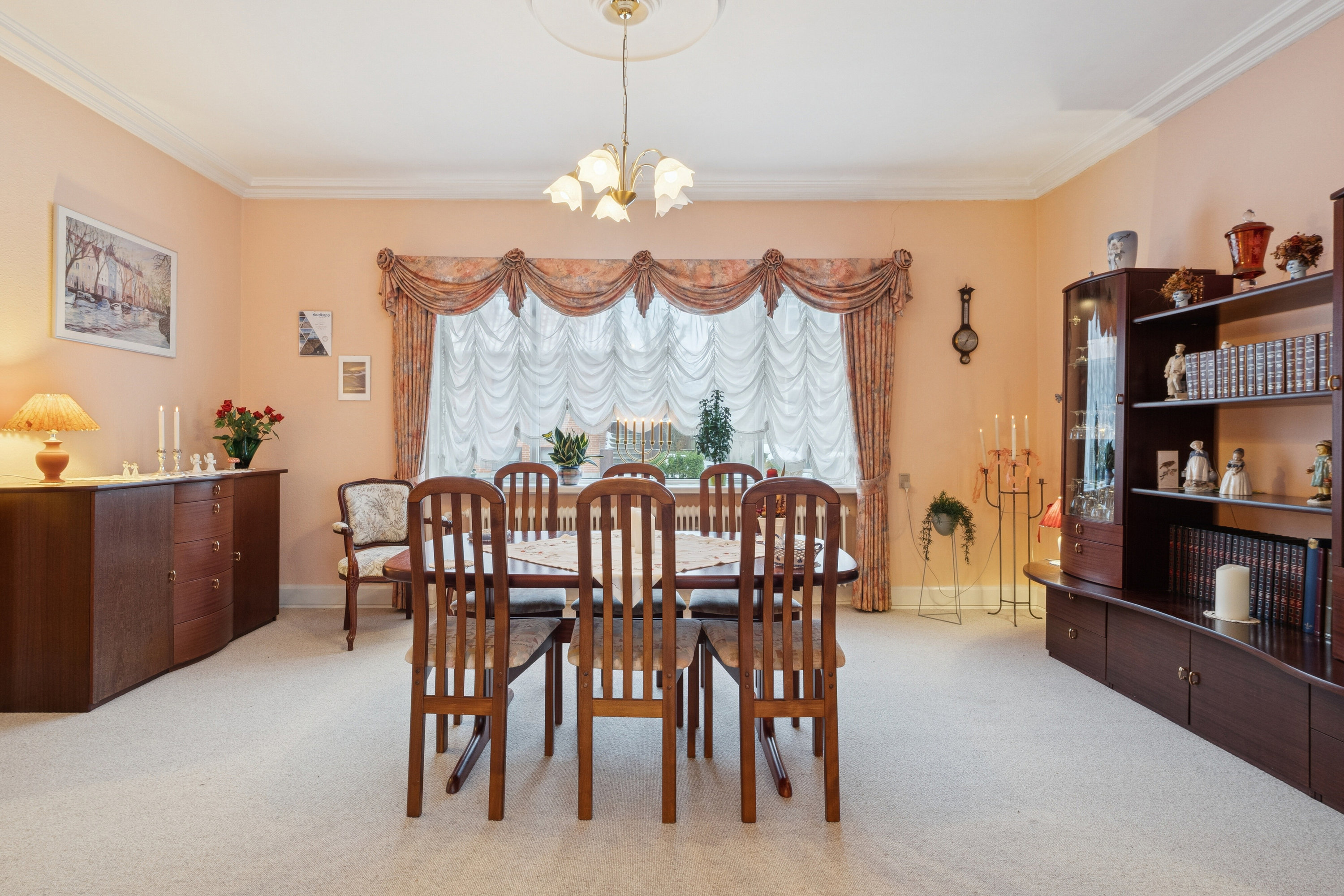 Fremhævet spisestue billede i fuldskærmstilstand. Billede af Malthe Bruuns Vej 8, 7700 Thisted