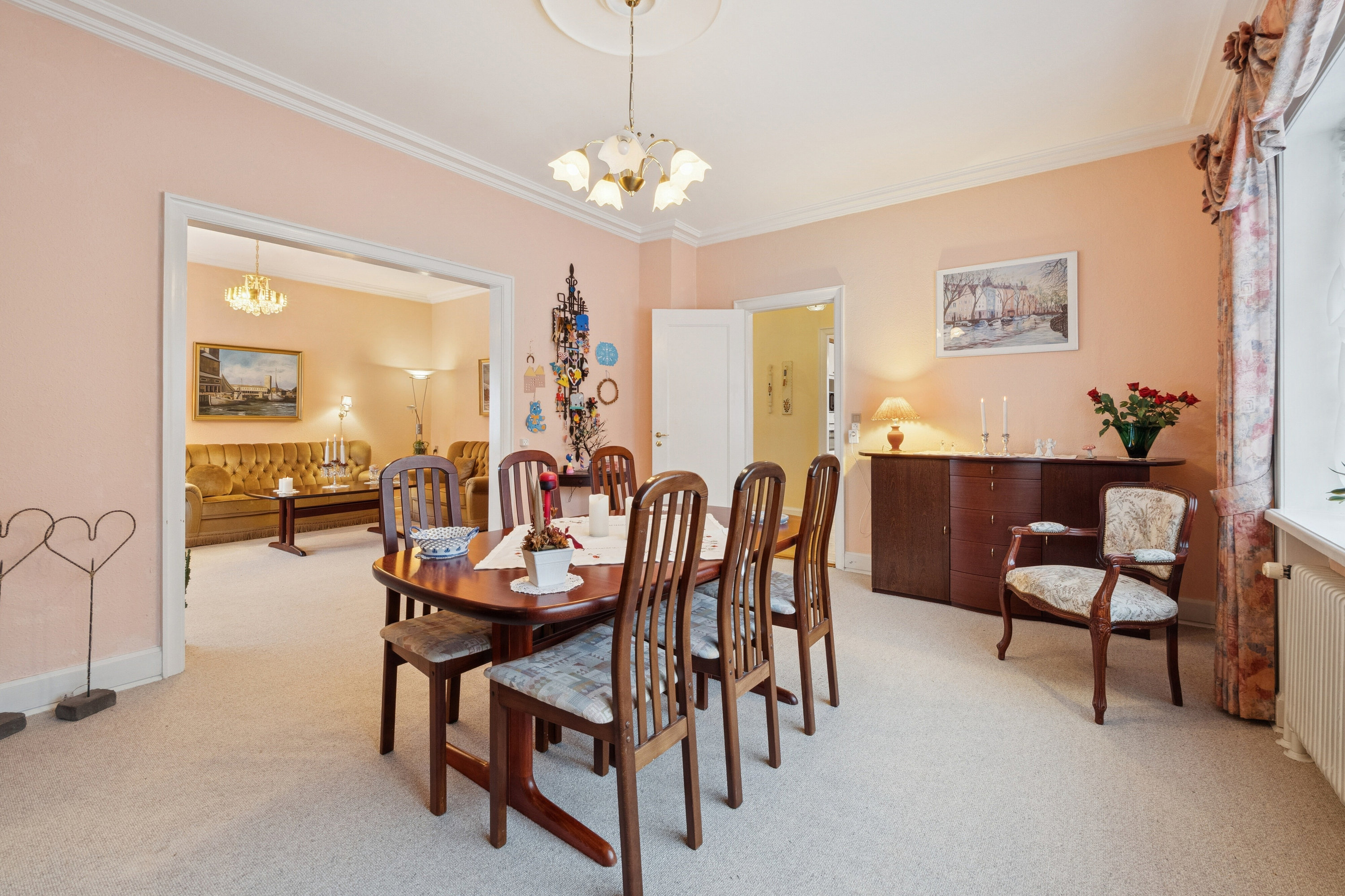 Fremhævet spisestue billede i fuldskærmstilstand. Billede af Malthe Bruuns Vej 8, 7700 Thisted