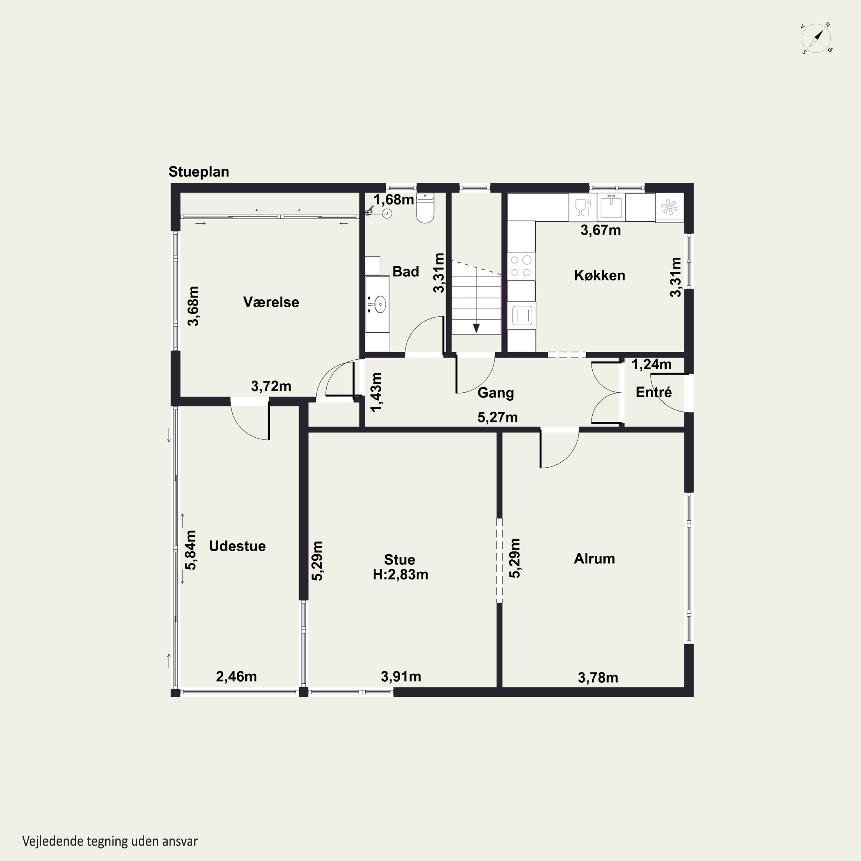 Plantegninger billede af Malthe Bruuns Vej 8, 7700 Thisted