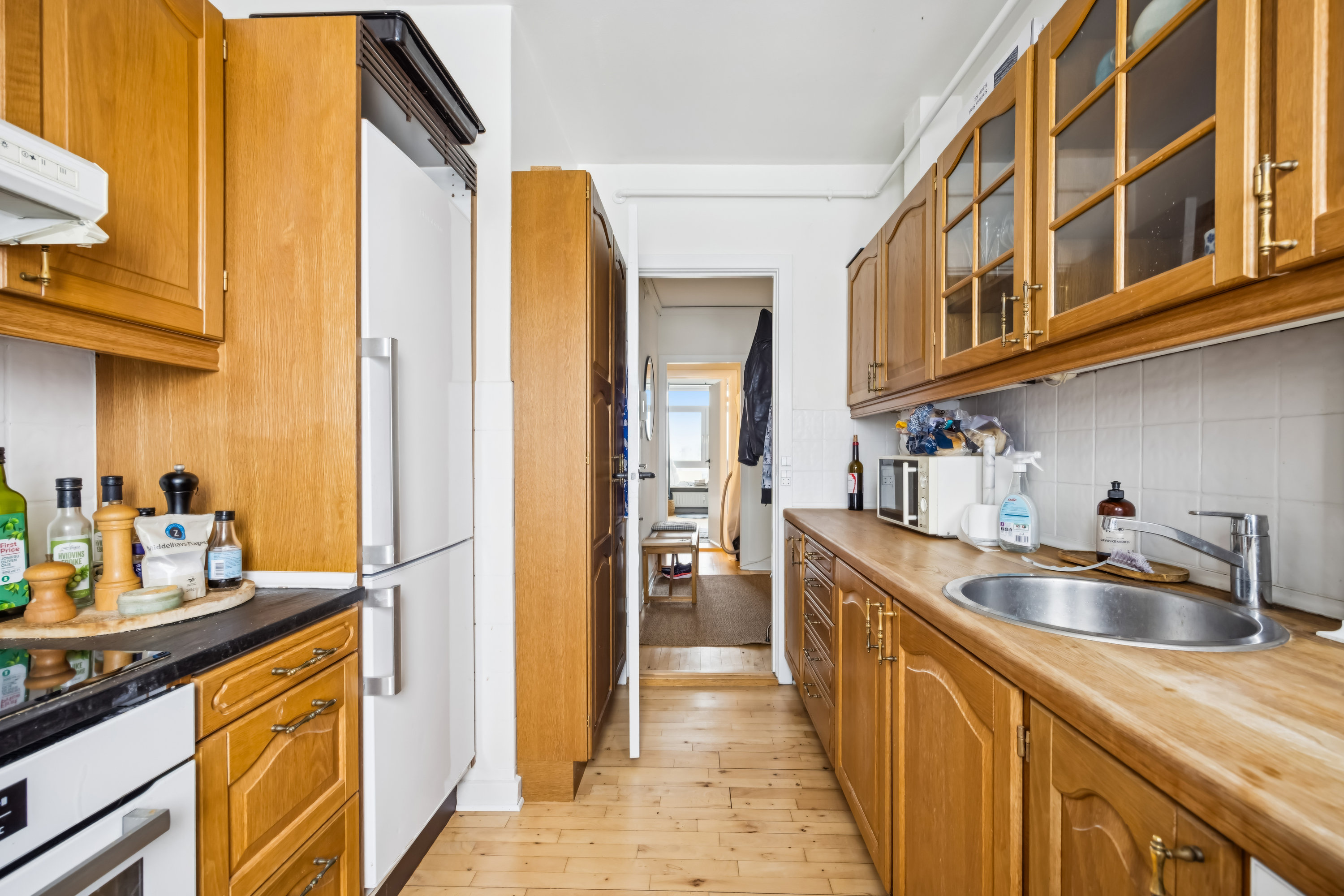 Fremhævet køkken billede i fuldskærmstilstand. Billede af Rådmand Steins Alle 27, 5. th., 2000 Frederiksberg