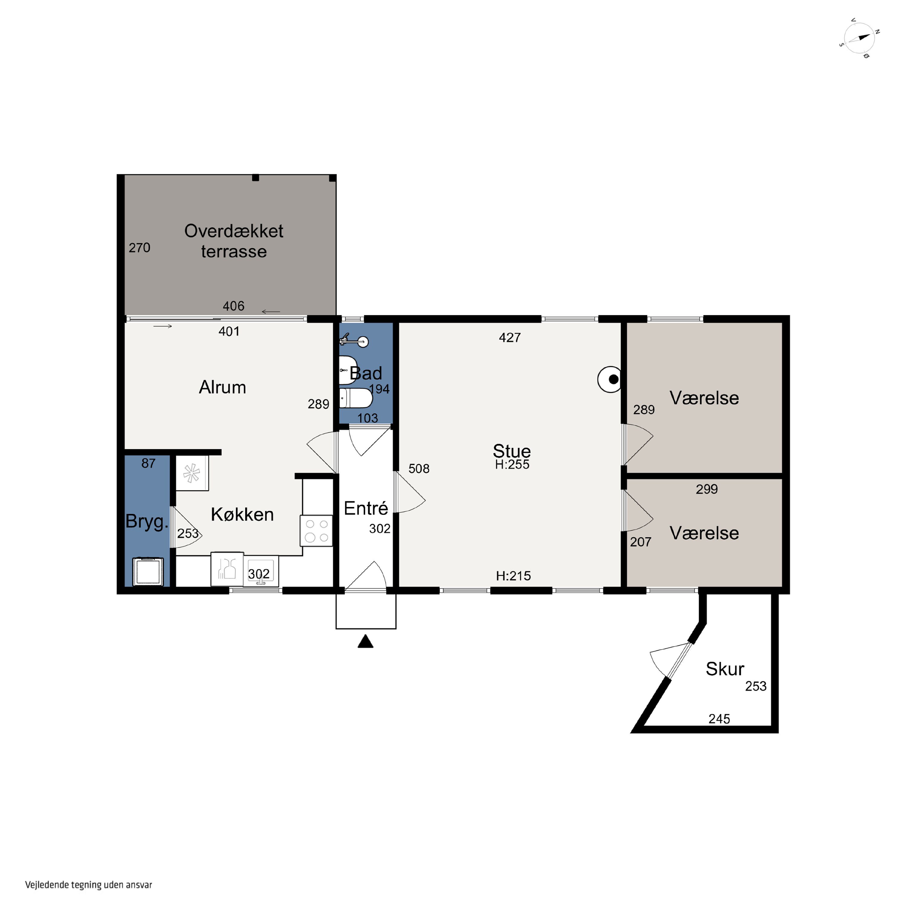 Plantegninger billede af Bernstorffsvej 107, 8260 Viby J