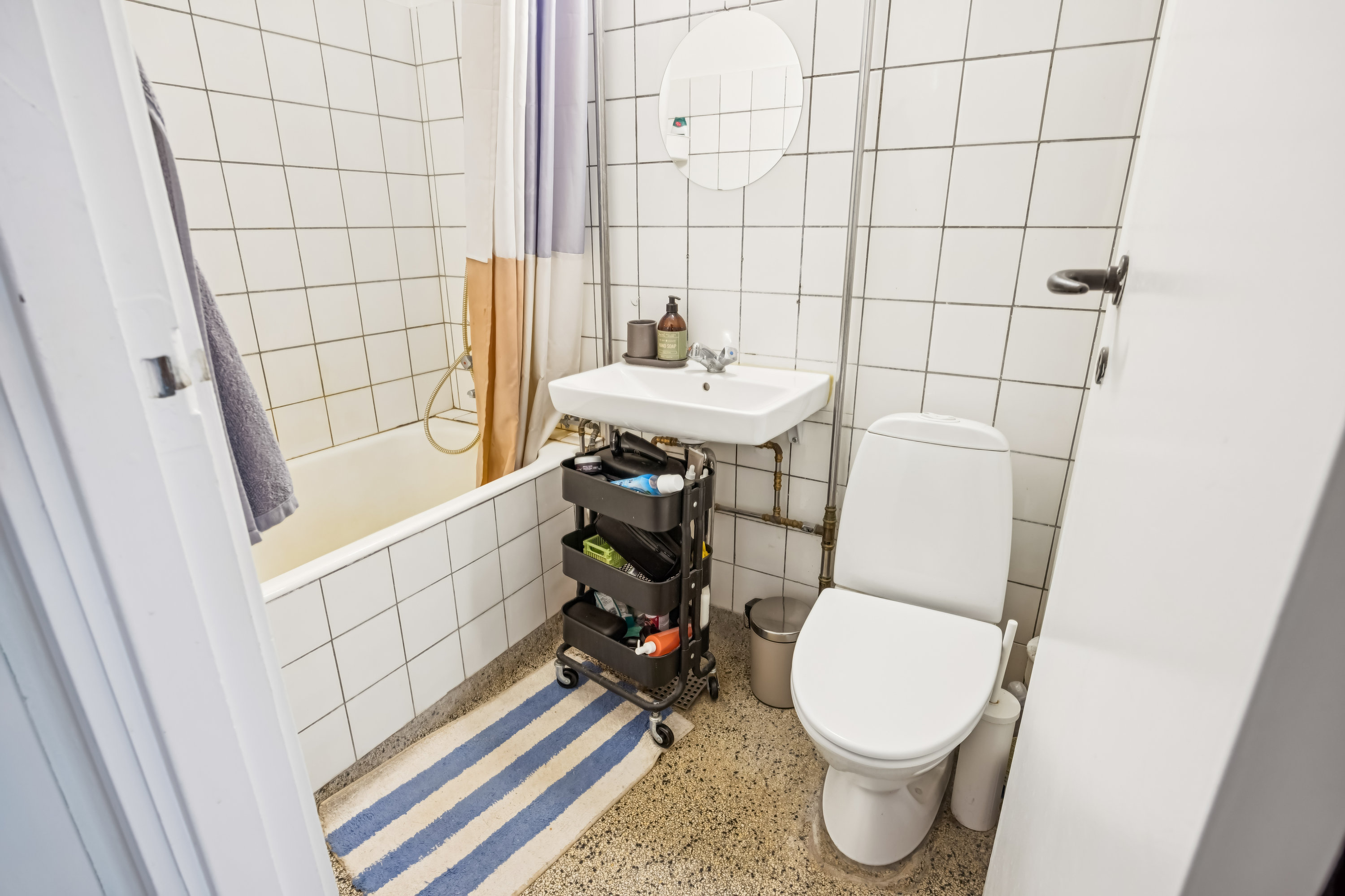 Fremhævet badeværelse billede i fuldskærmstilstand. Billede af Rådmand Steins Alle 27, 5. th., 2000 Frederiksberg