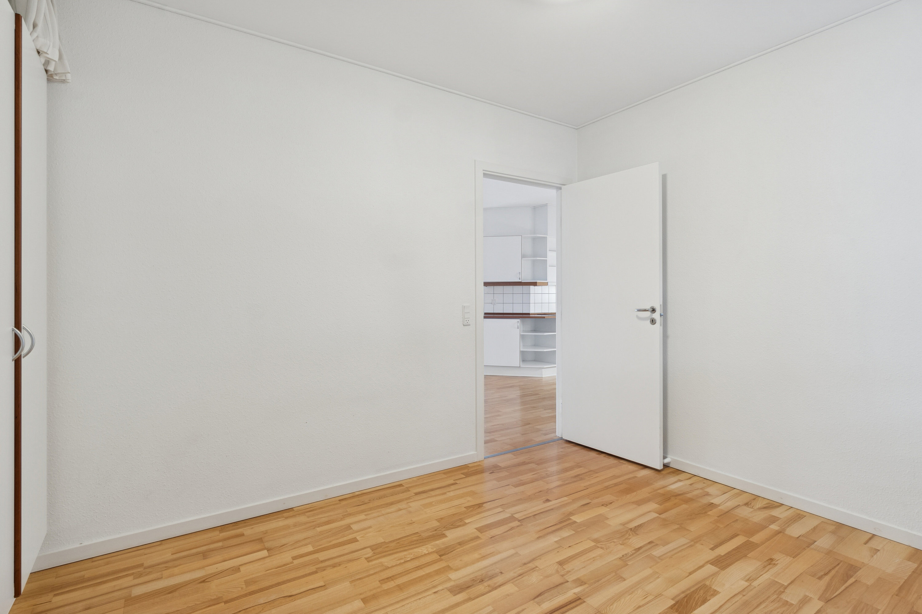 Fremhævet soveværelse billede i fuldskærmstilstand. Billede af Strøget 33, 1. c., 7430 Ikast