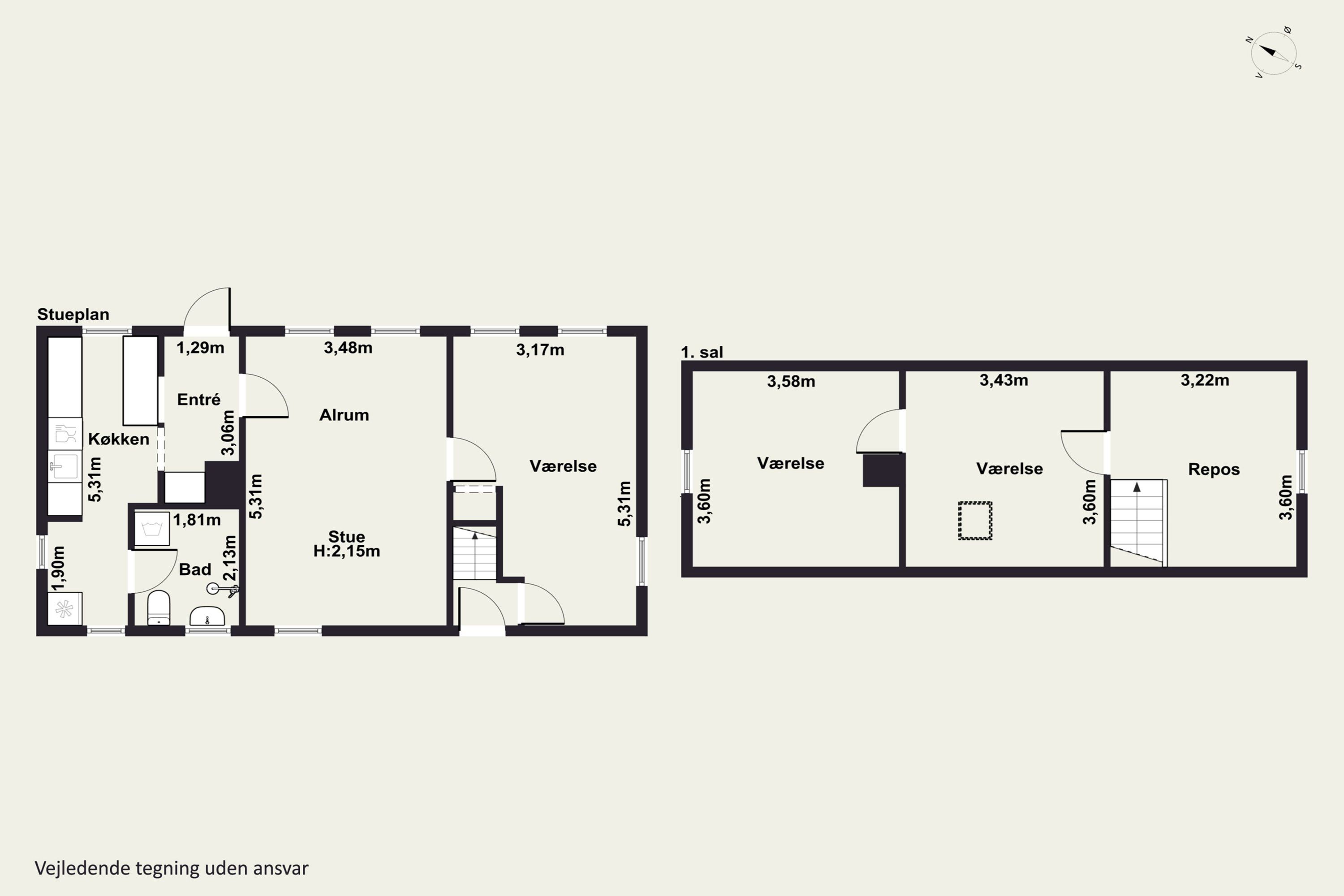 Plantegninger billede af Kallerupvej 133, 4400 Kalundborg