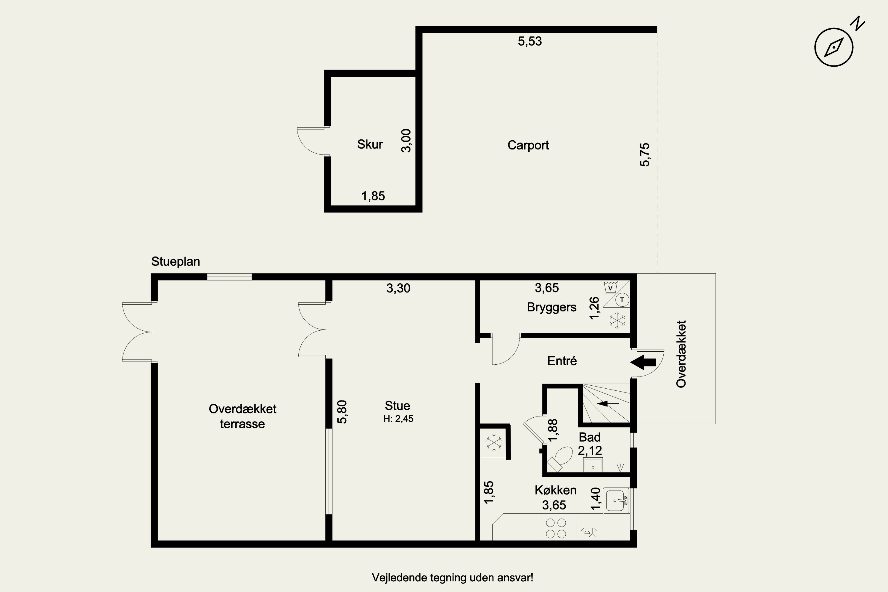 Plantegninger billede af Njalsvej 7, Højstrup, 5210 Odense NV