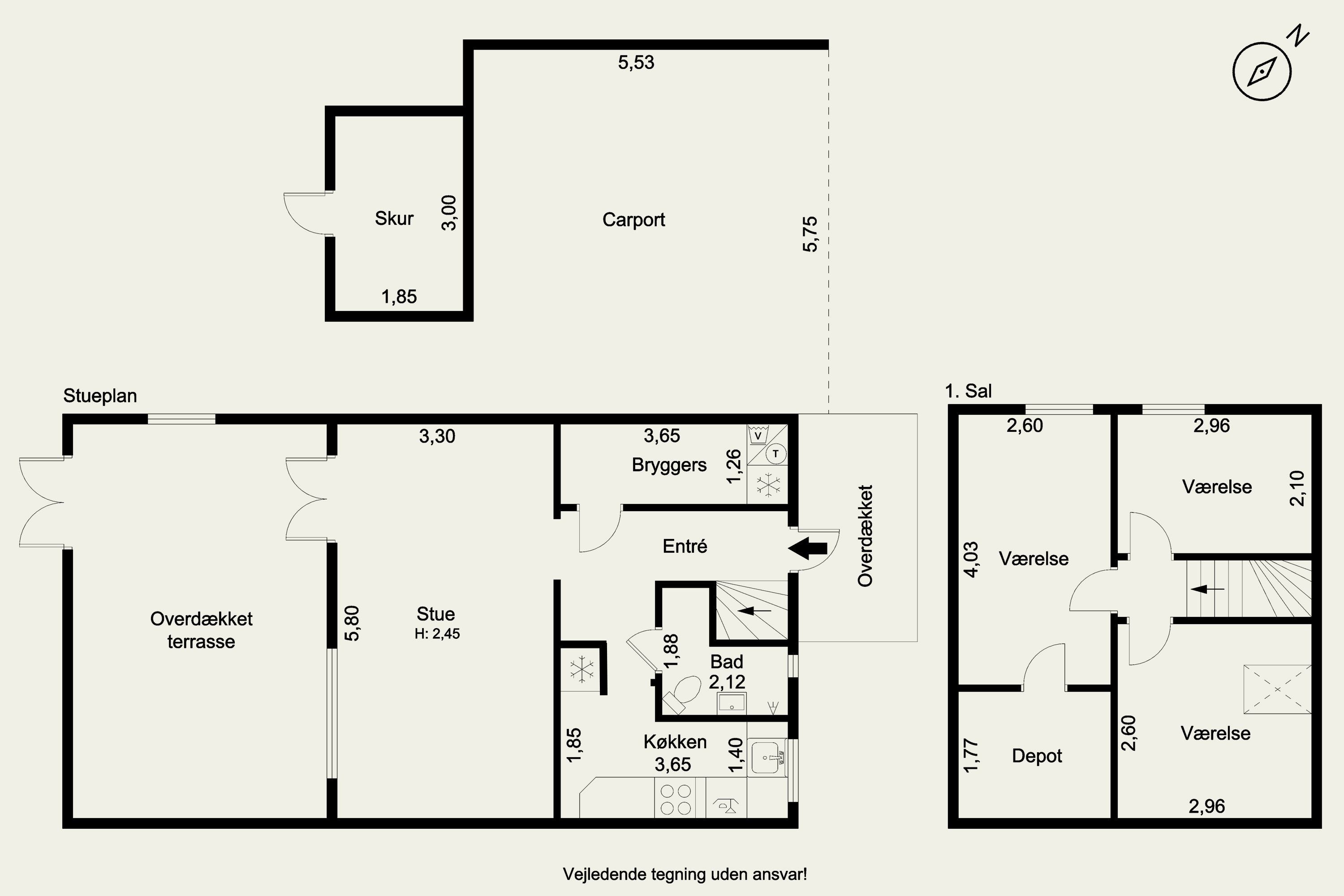 Plantegninger billede af Njalsvej 7, Højstrup, 5210 Odense NV