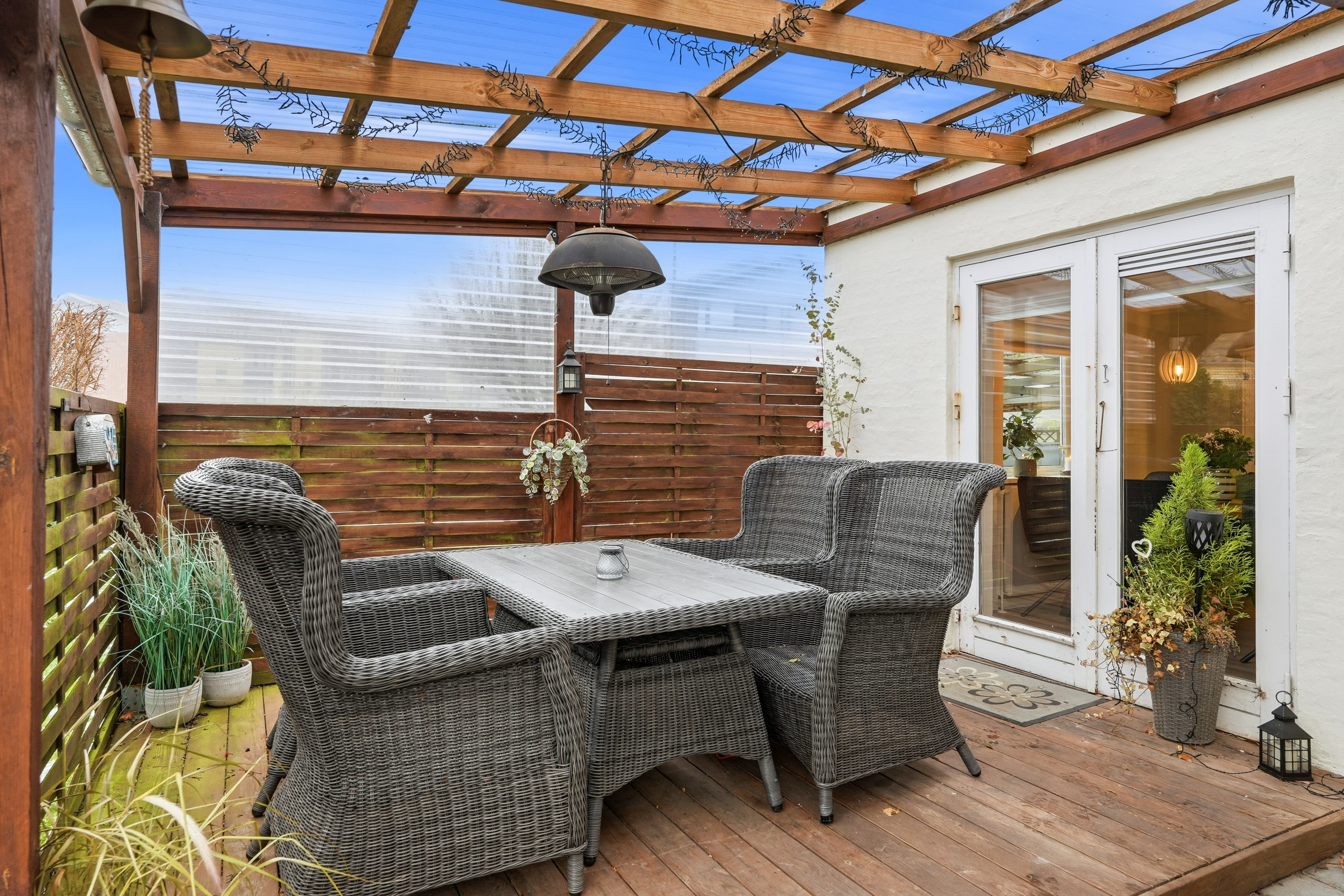 Fremhævet overdækket terrasse billede i fuldskærmstilstand. Billede af Njalsvej 7, Højstrup, 5210 Odense NV