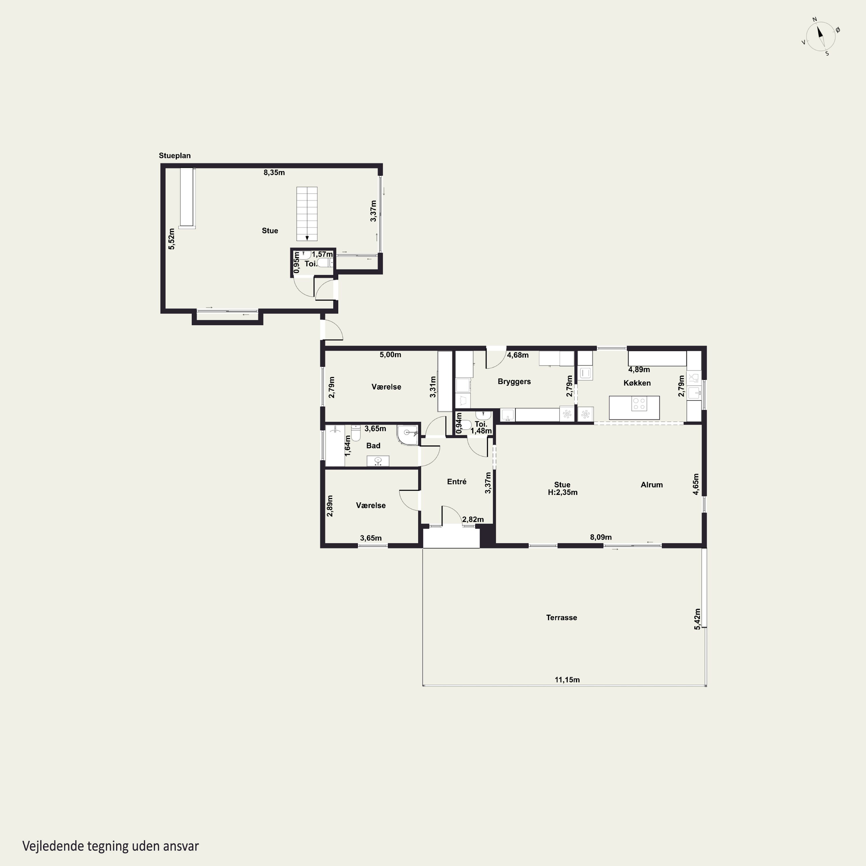 Plantegninger billede af Søledsvej 14A, Toksværd, 4684 Holmegaard