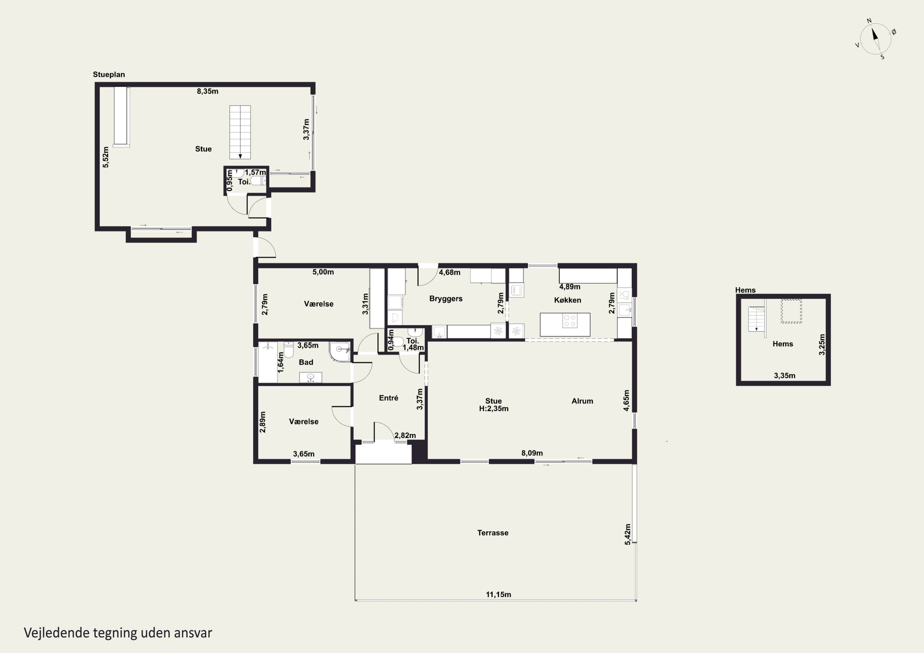 Plantegninger billede af Søledsvej 14A, Toksværd, 4684 Holmegaard