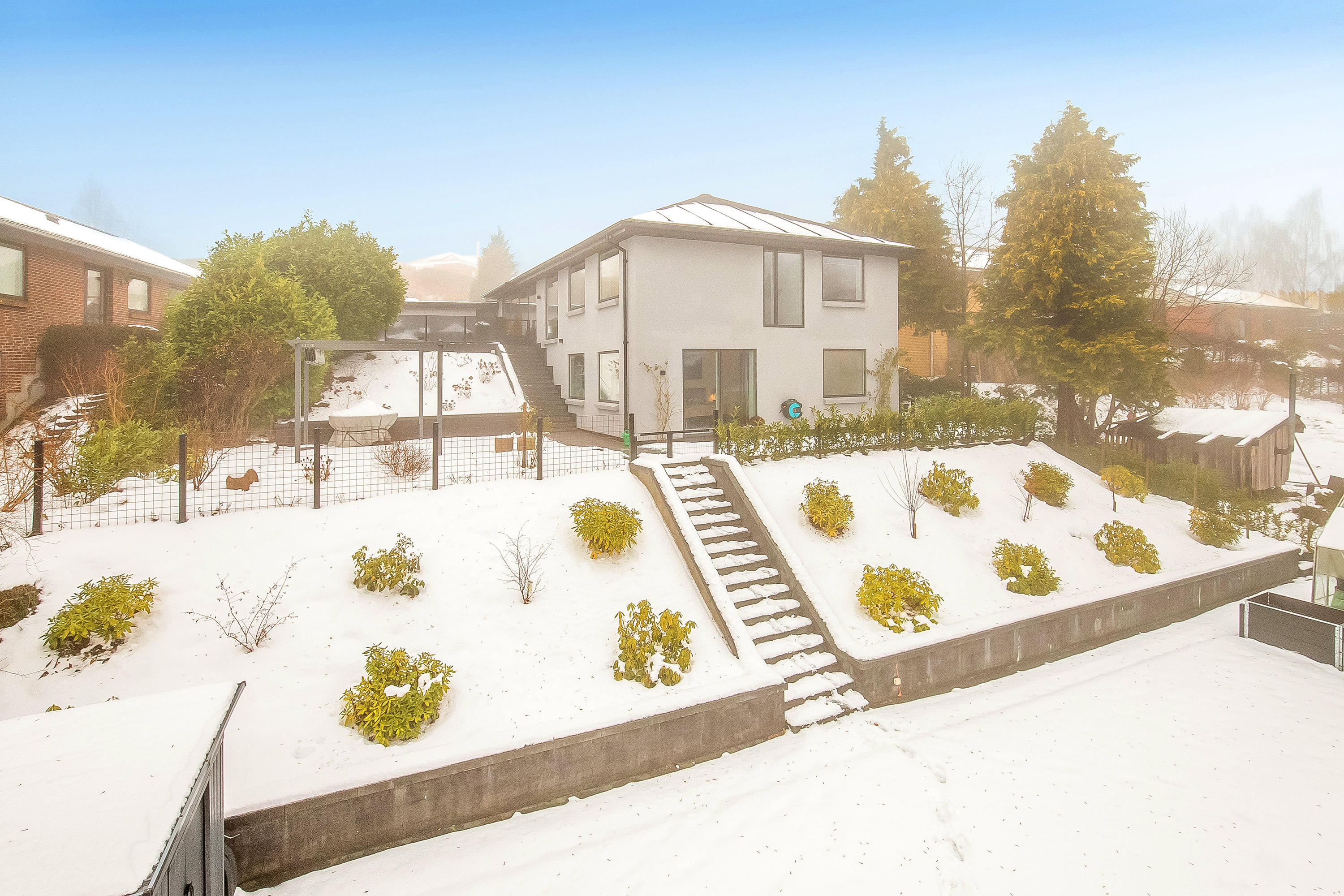 Fremhævet mastefoto billede i fuldskærmstilstand. Billede af Heliosvej 17, Uhrhøj, 7100 Vejle