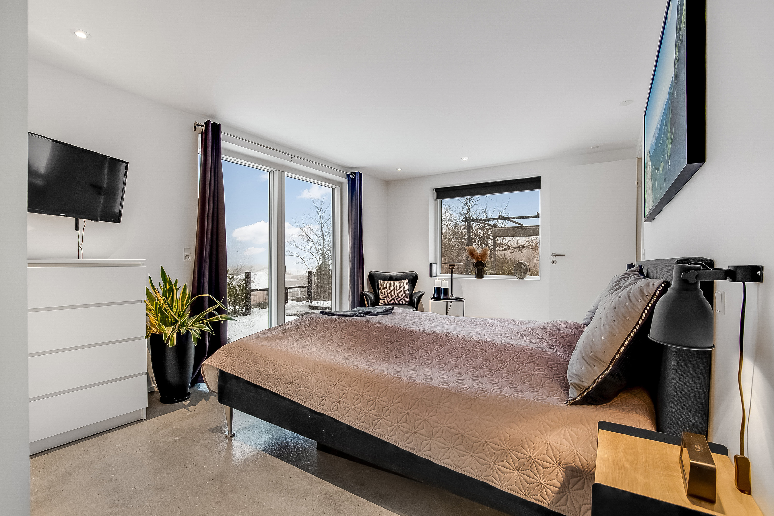 Fremhævet soveværelse billede i fuldskærmstilstand. Billede af Heliosvej 17, Uhrhøj, 7100 Vejle