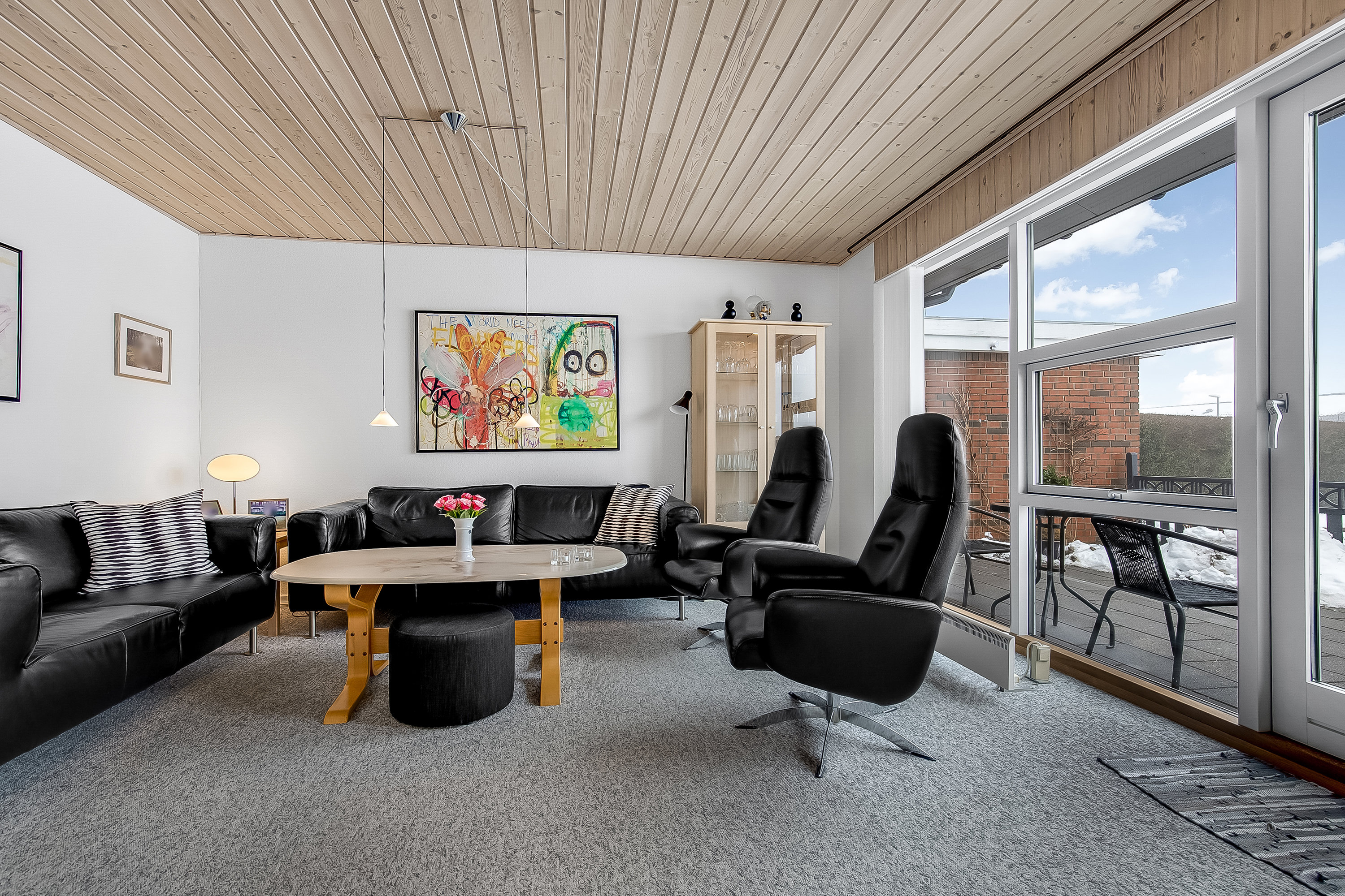 Fremhævet stue billede i fuldskærmstilstand. Billede af Bredager 49, Bredballe, 7120 Vejle Øst