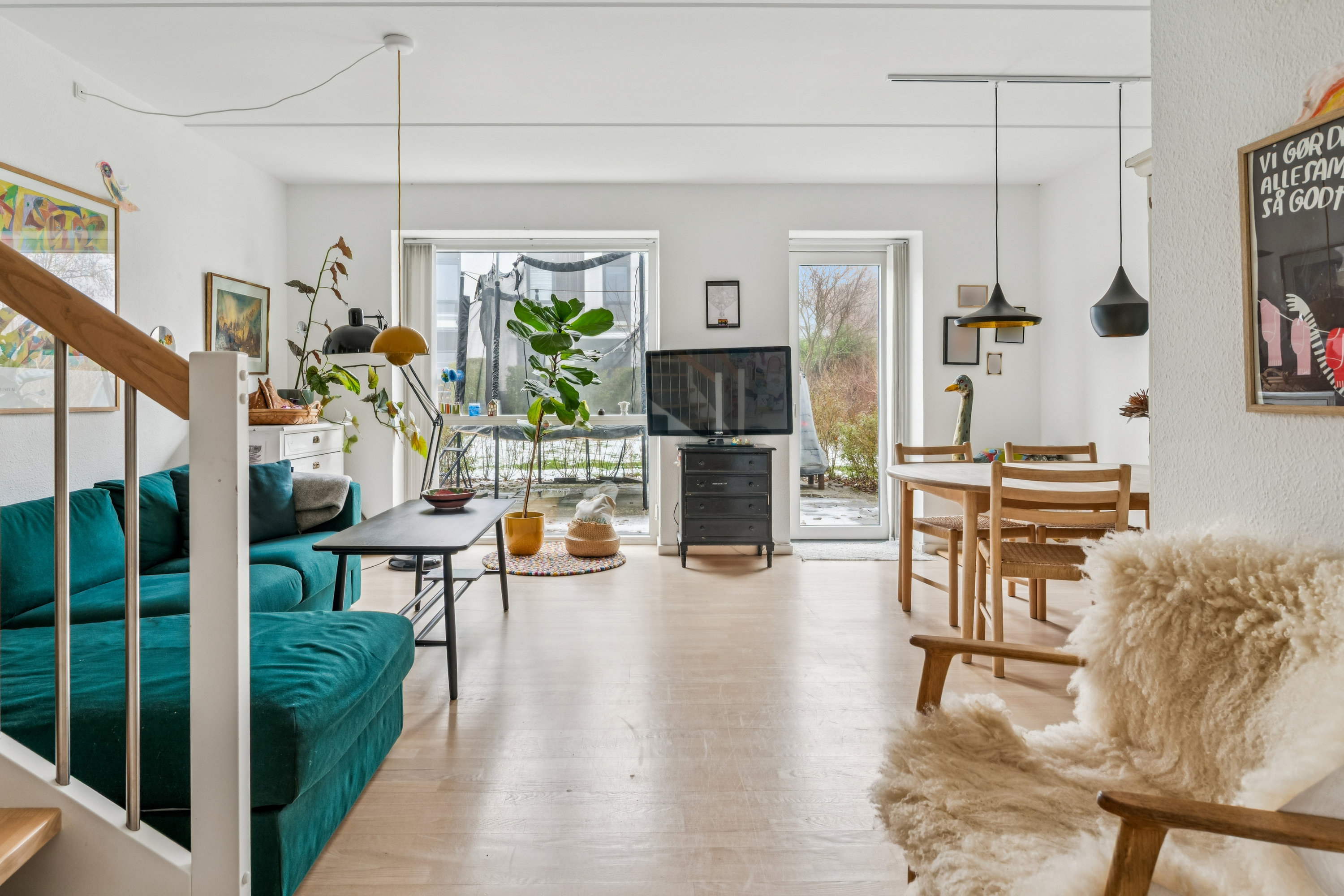 Fremhævet stue billede i fuldskærmstilstand. Billede af Egå Engvej 57, 8250 Egå